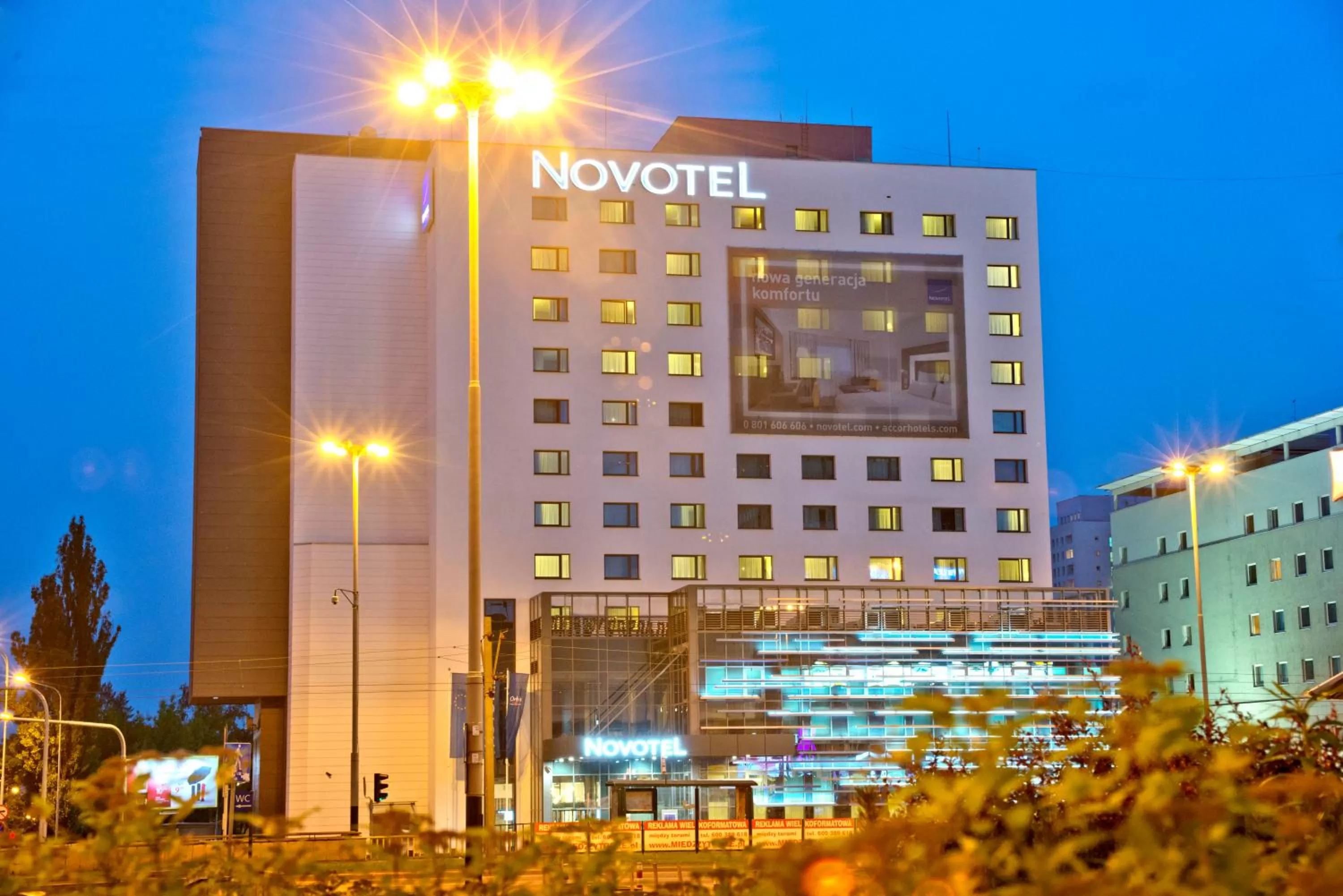 Facade/entrance in Novotel Lodz Centrum