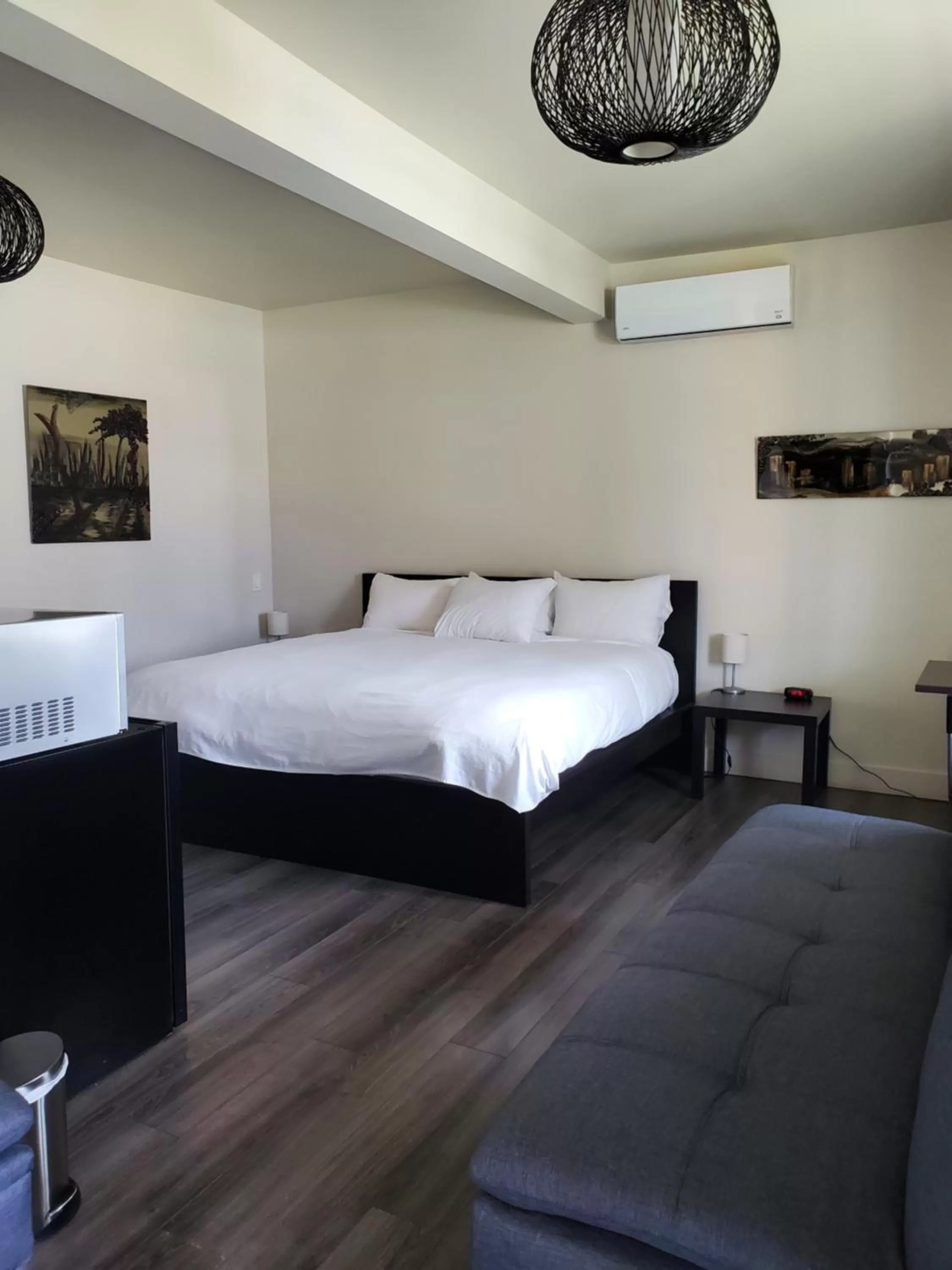 Bed in Orange Bistro