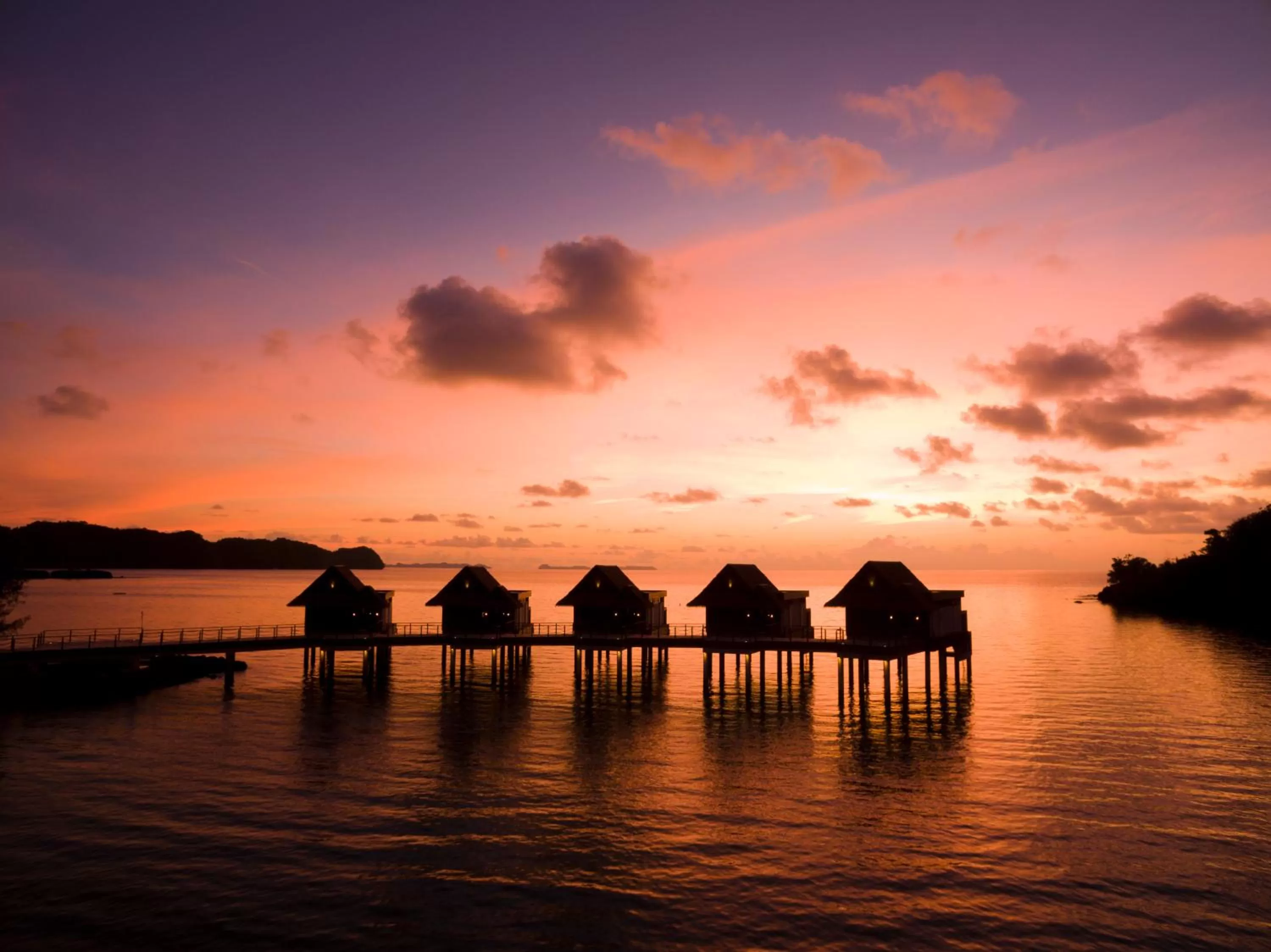 Sunrise/Sunset in Palau Pacific Resort