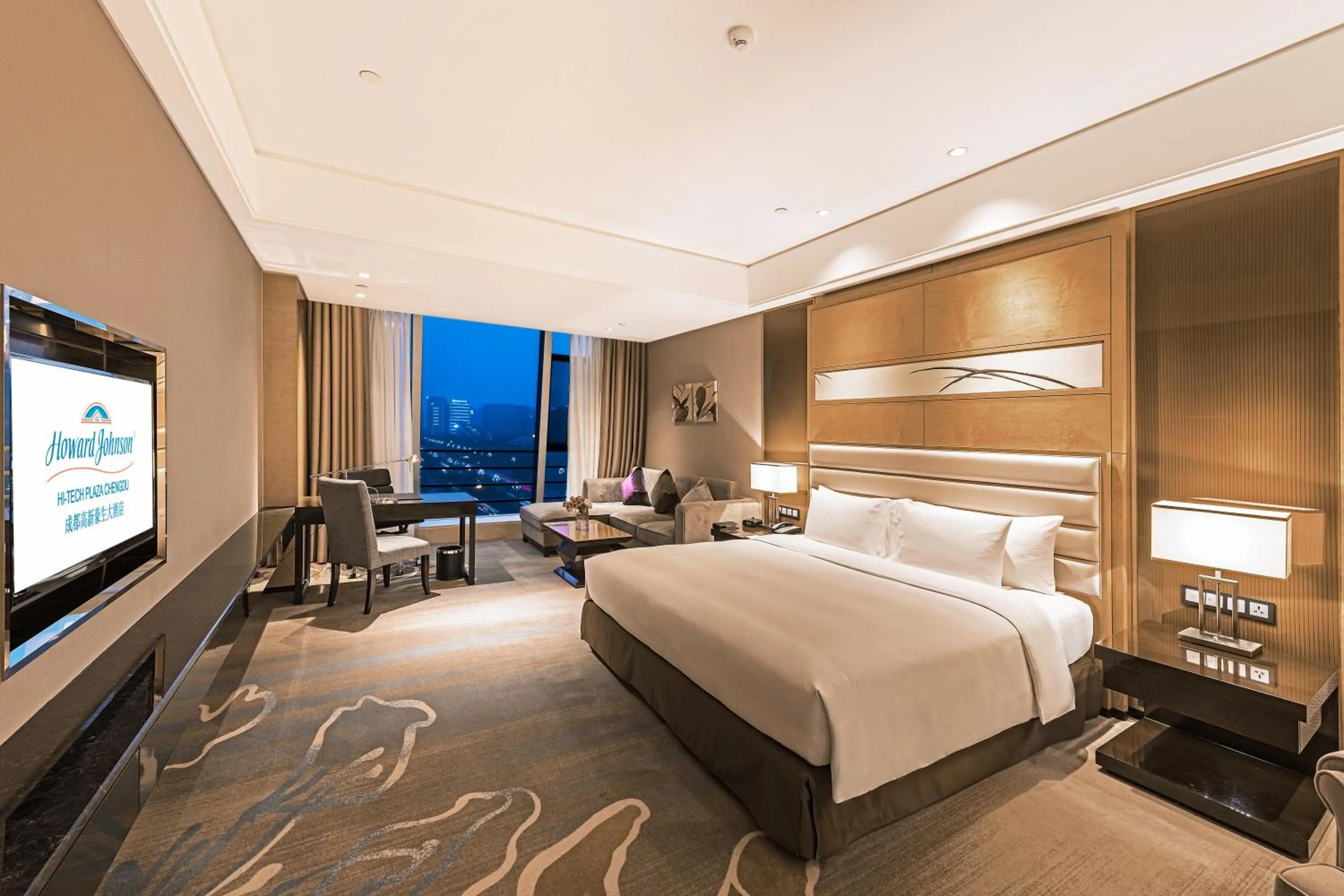 Bed in Howard Johnson Hi - Tech Plaza Chengdu