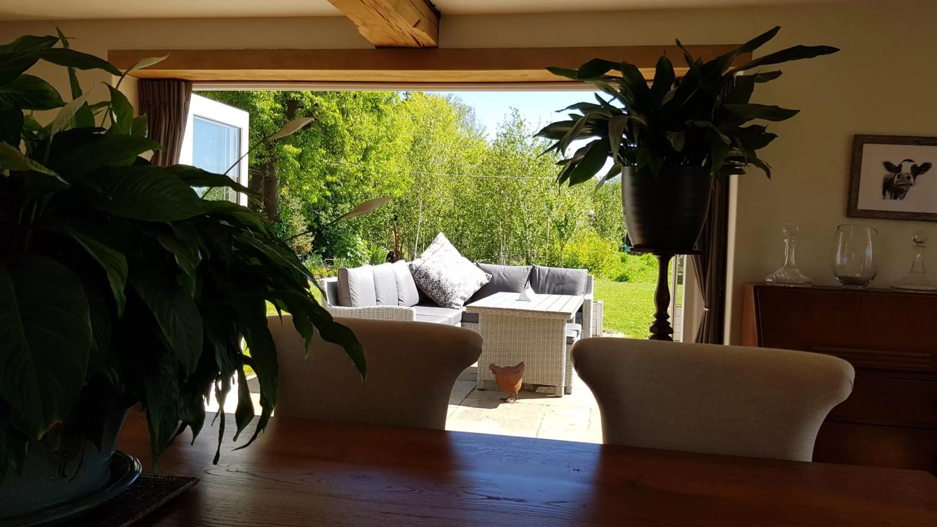 Patio in Keepers Cottage Guest House