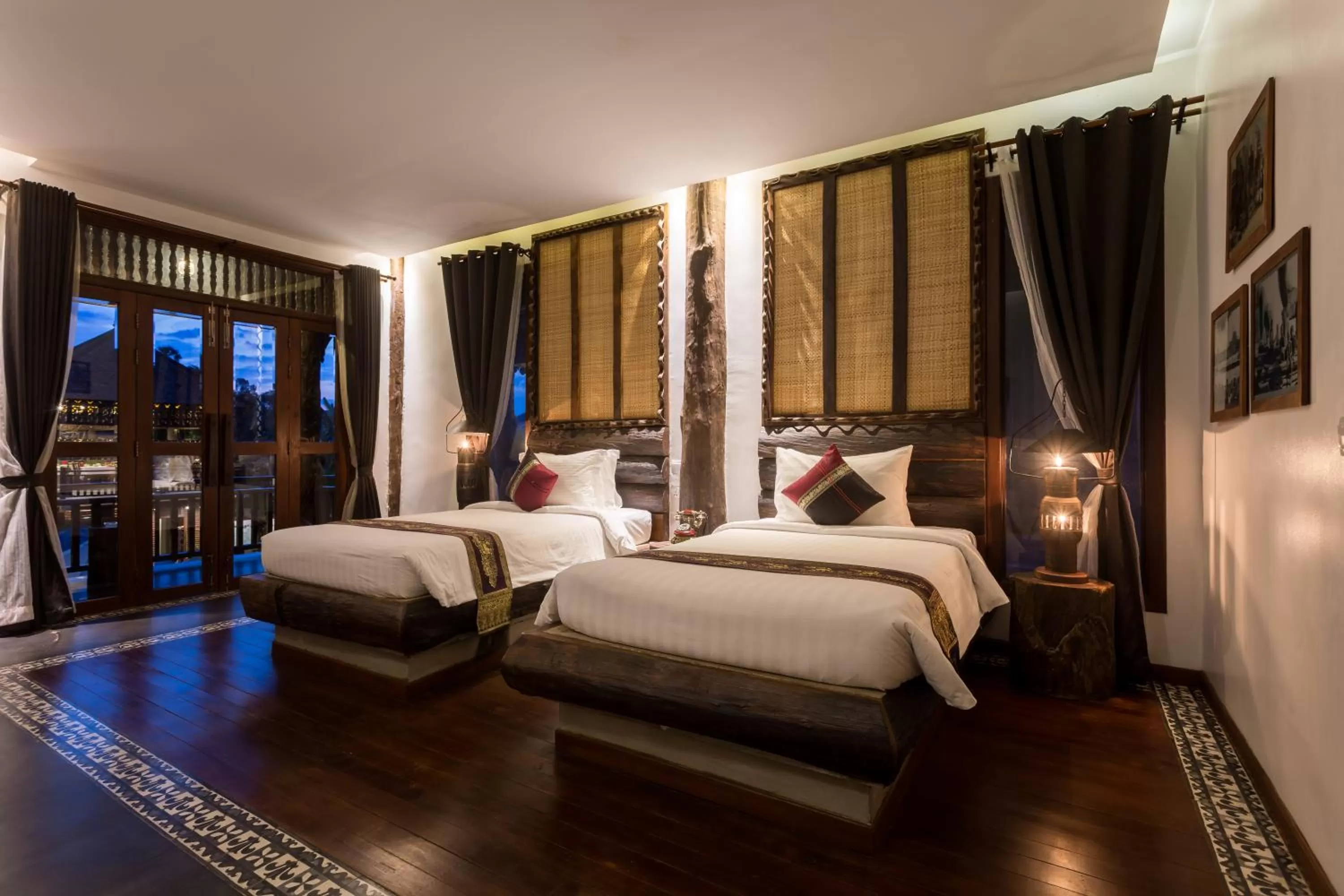 Bathroom, Bed in Java Wooden Villa & Residence