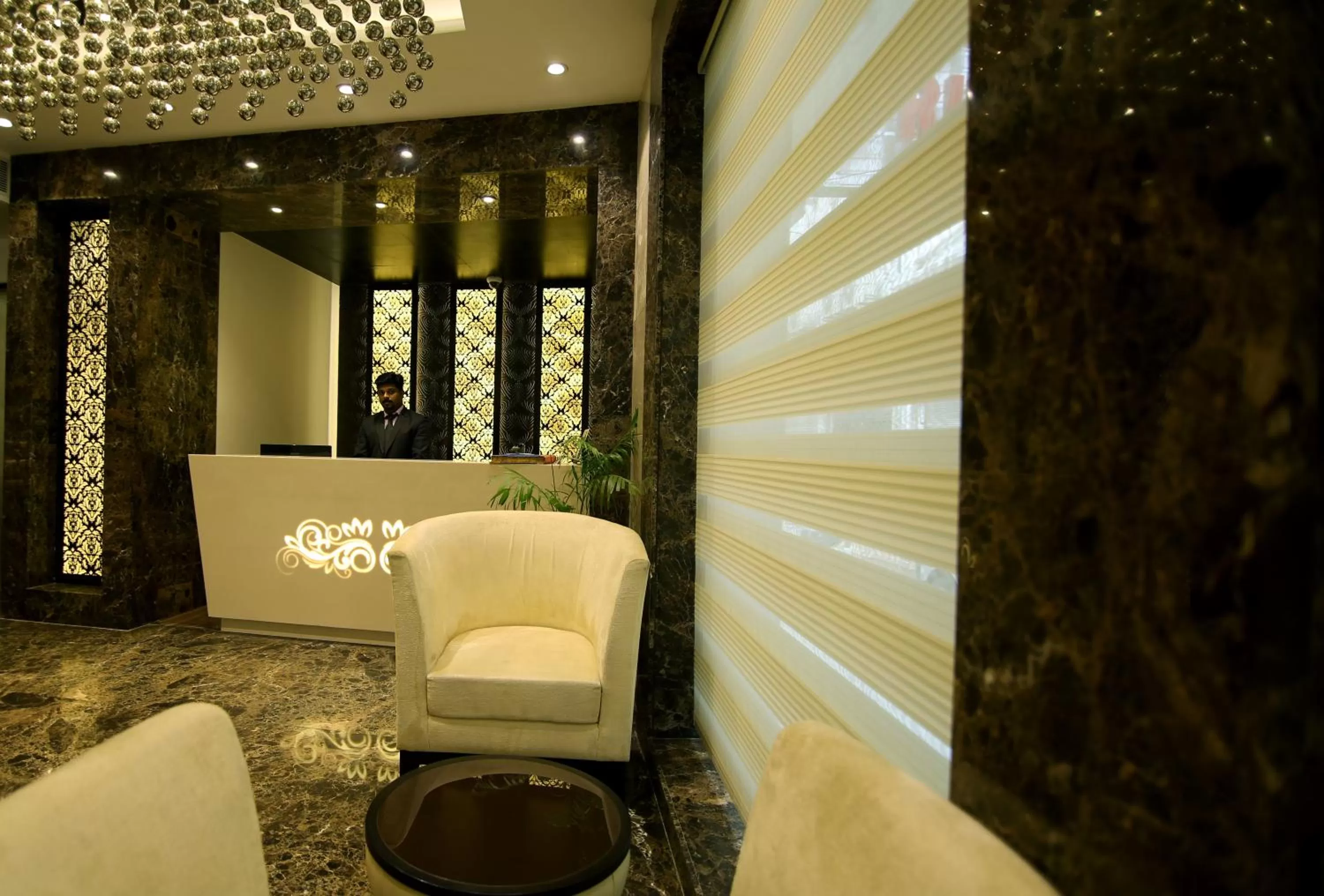 Lobby or reception in Hotel The Prime Balaji Deluxe, City Centre, With Free Airport Pickup