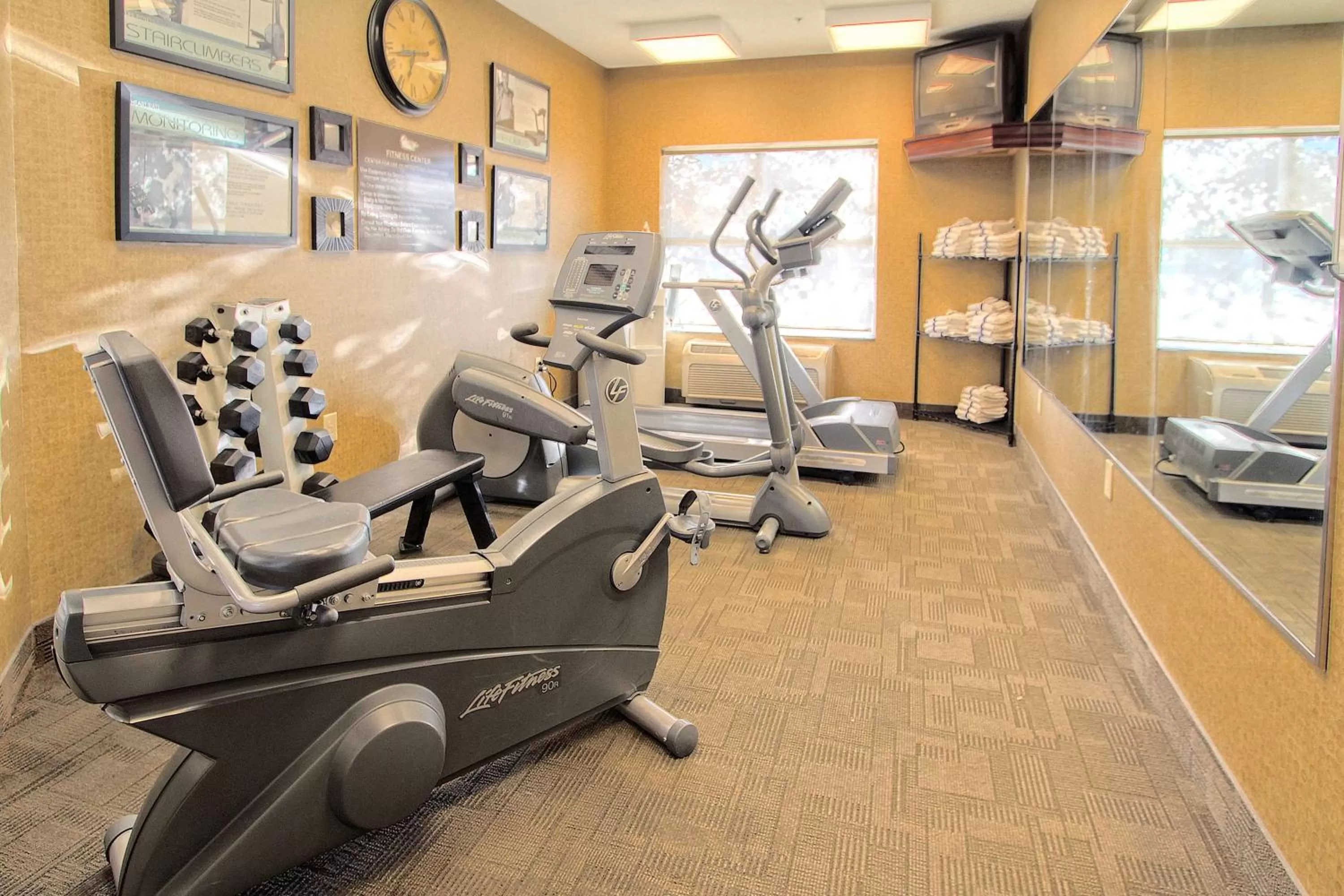 Fitness centre/facilities in Homewood Suites by Hilton Bloomington