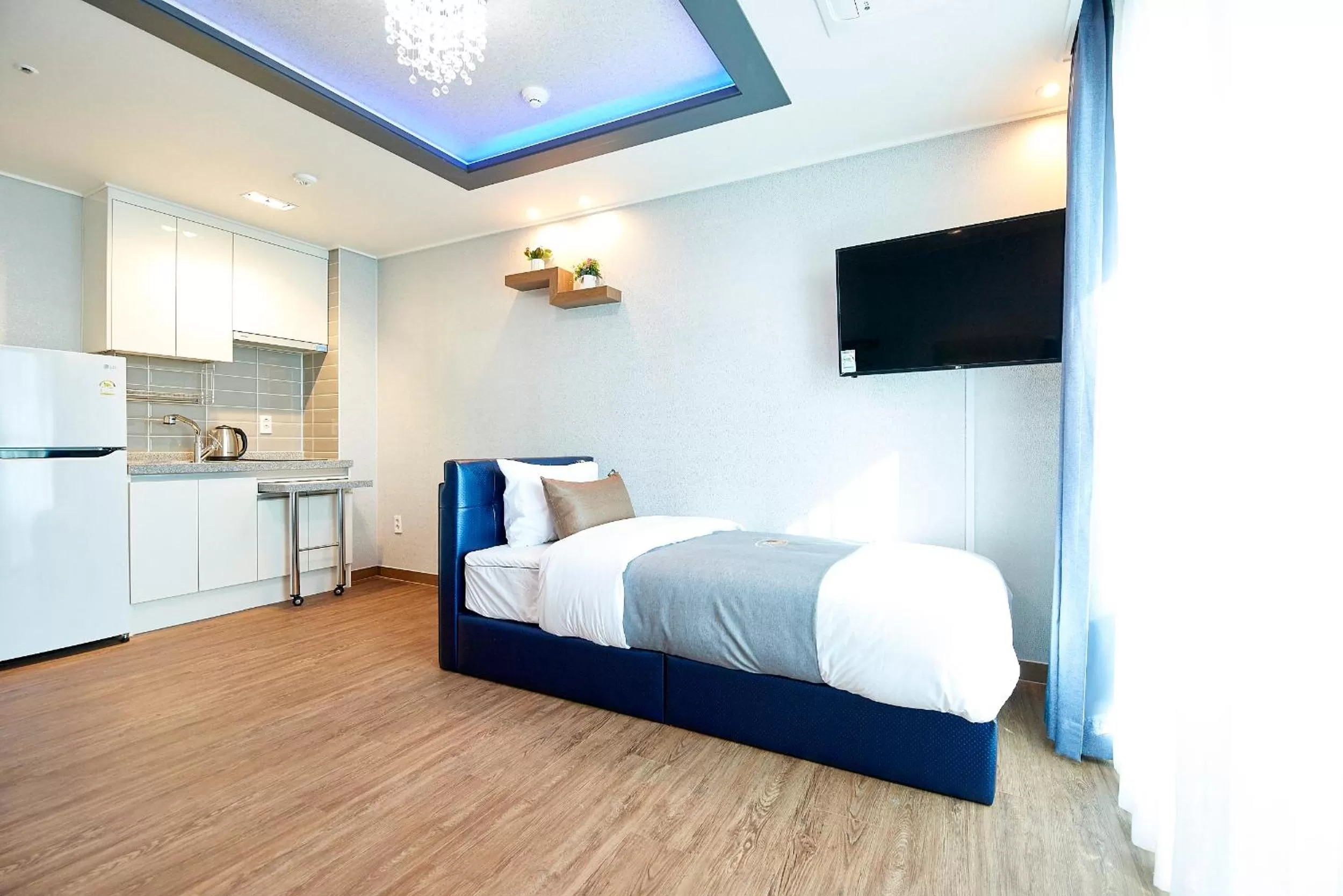 Bed in The Port Hotel Busan