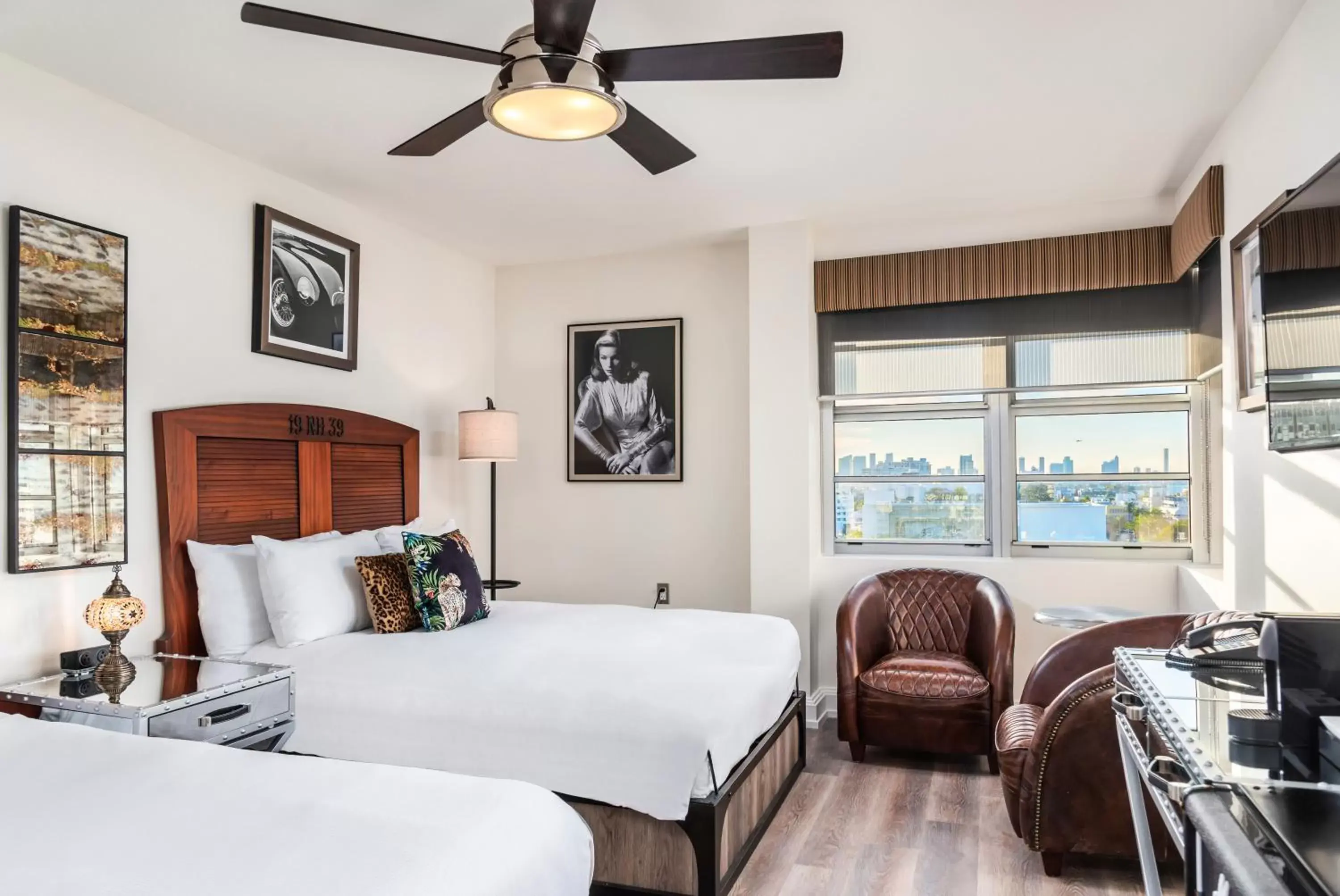 Double Room with Two Double Beds - City View in National Hotel, An Adult Only Oceanfront Resort Double Room with Two Double Beds - City View in National Hotel, An Adult Only Oceanfront Resort