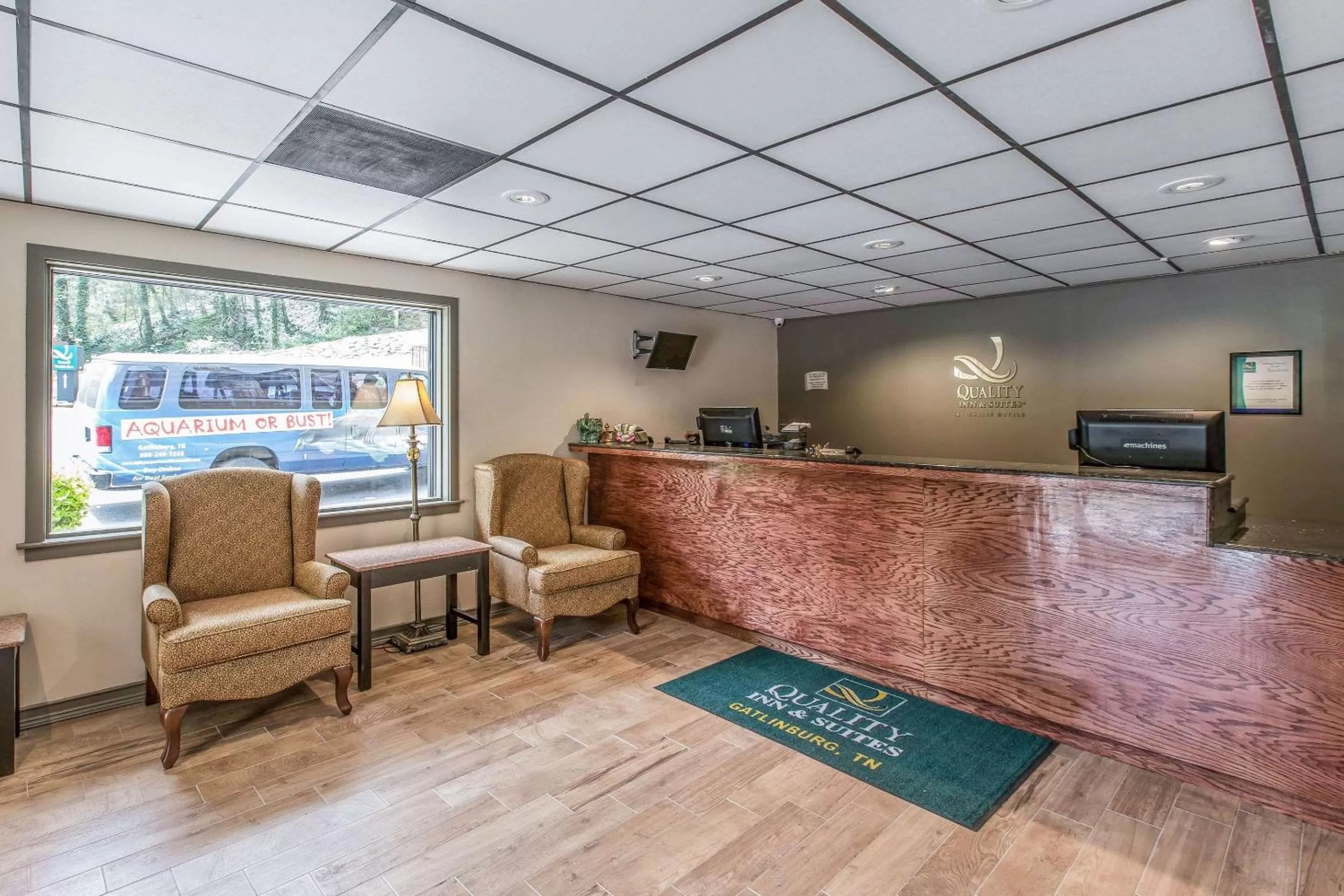 Lobby or reception in Quality Inn & Suites Gatlinburg North
