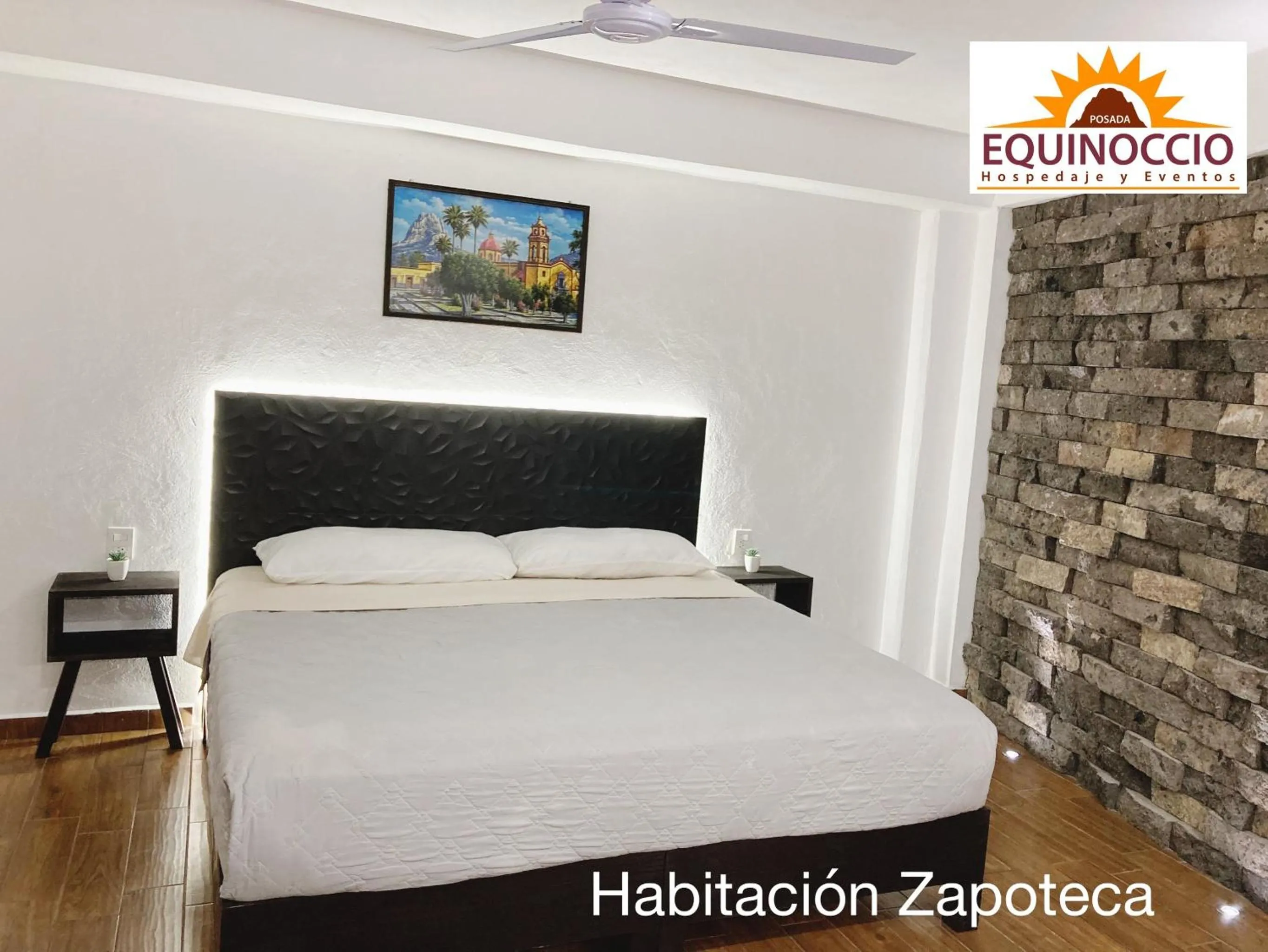 Bed in Posada Equinoccio