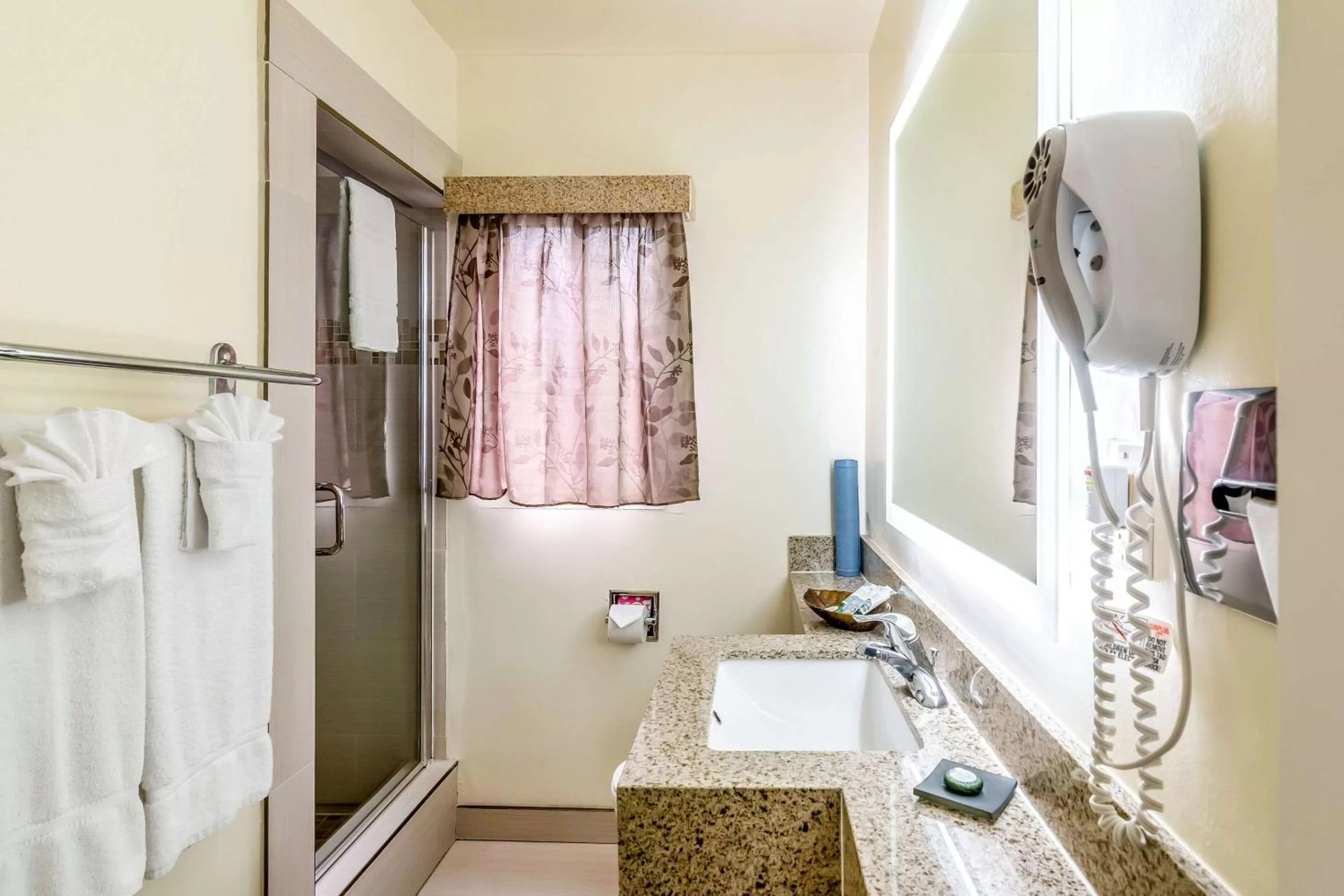 Shower in Inn at 50 Long Beach Convention Center