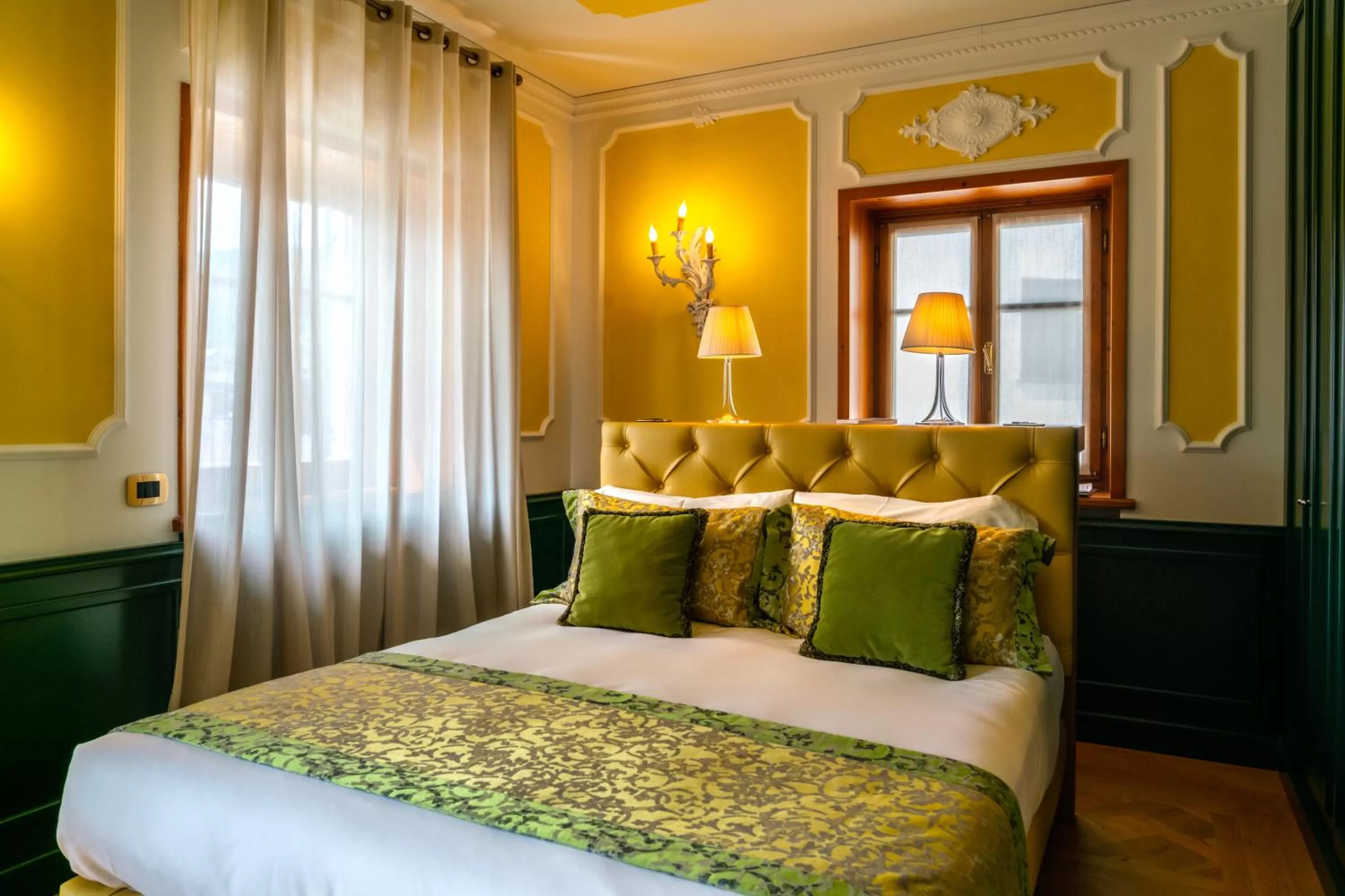 Bed in Ambra Cortina Luxury&Fashion Hotel