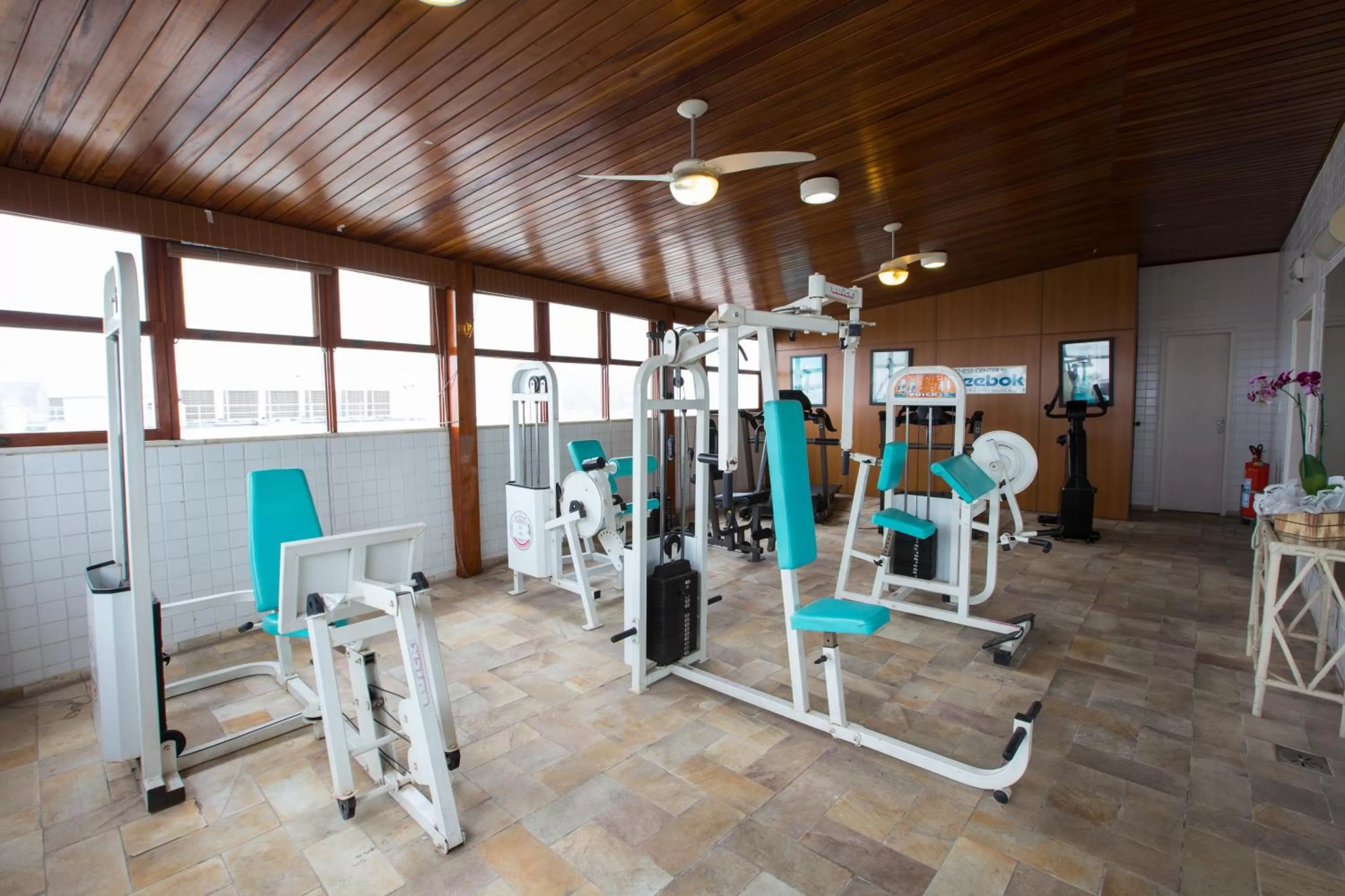 Fitness centre/facilities in Augusto's Copacabana Hotel
