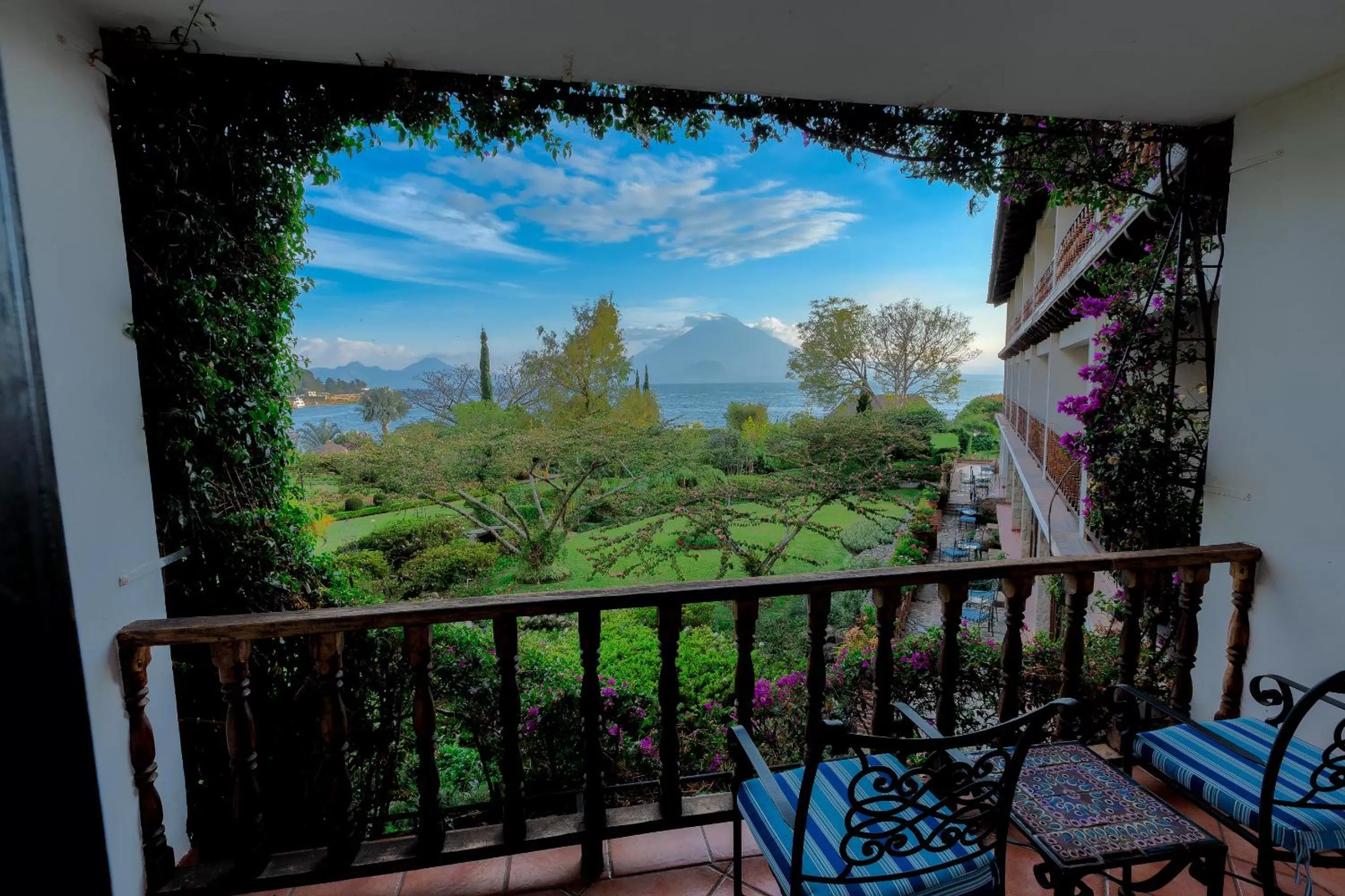 Lake view in Hotel Atitlan