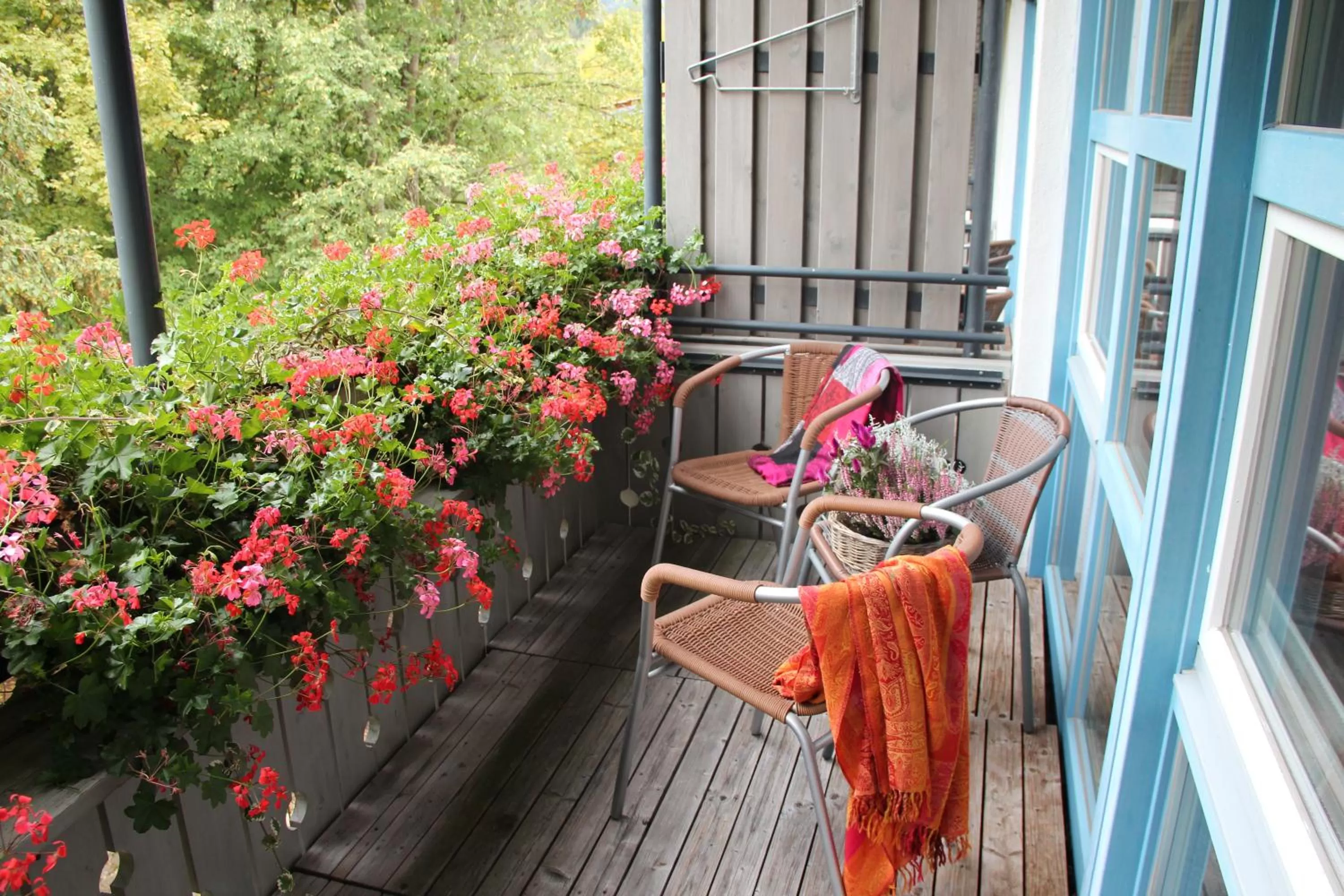 Balcony/Terrace in Hotel Bannwaldsee