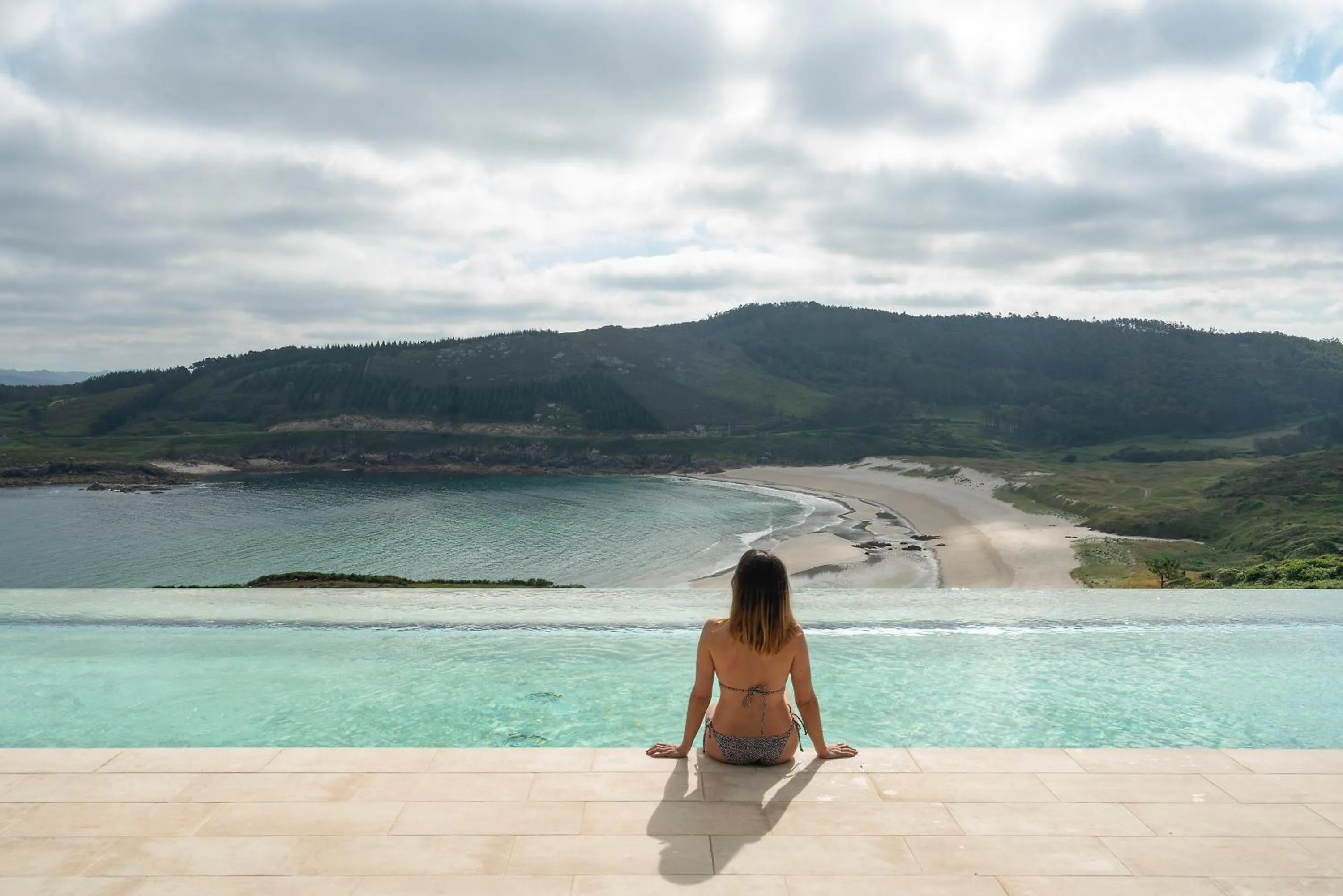 Swimming pool in Parador Costa da Morte