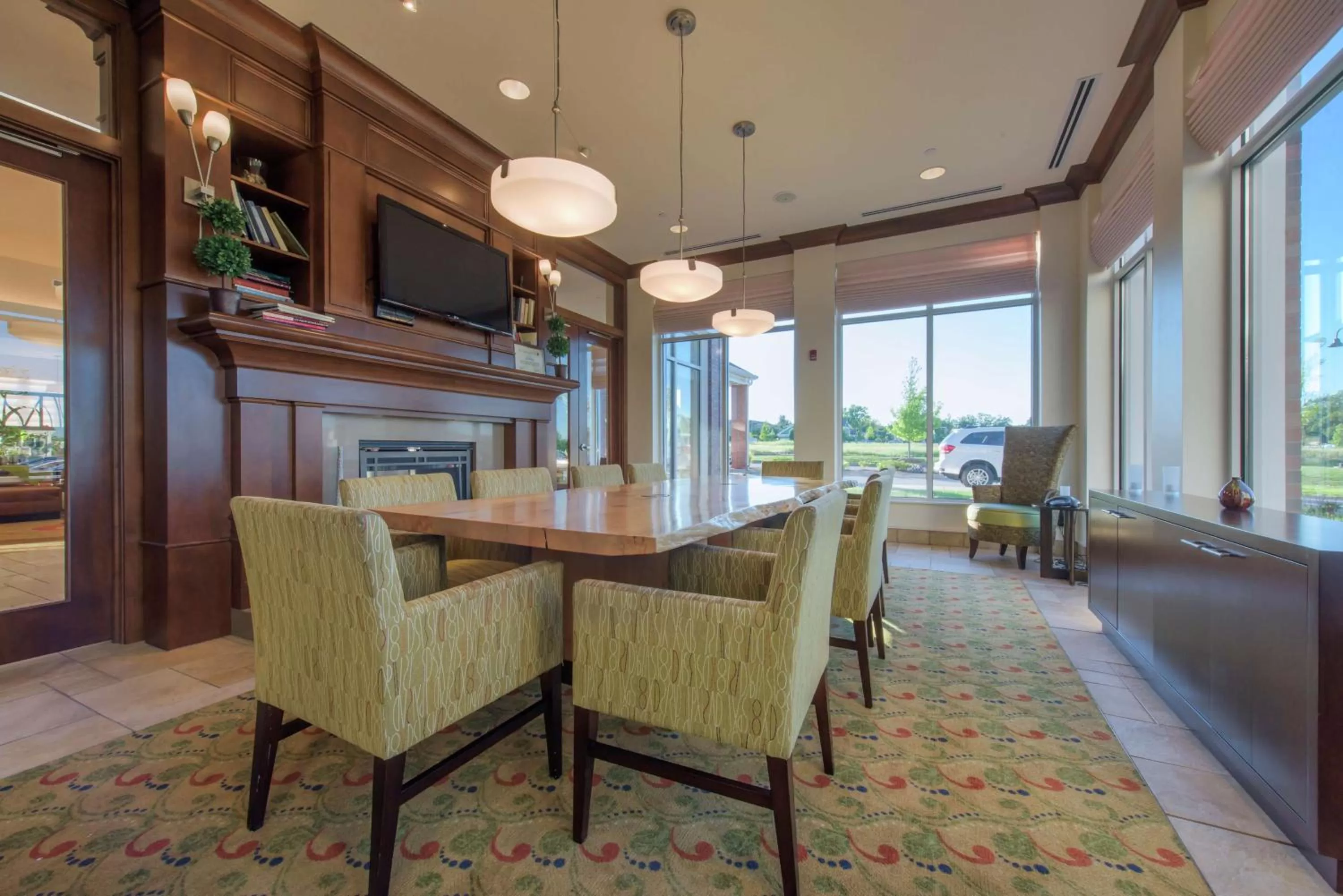 Lobby or reception in Hilton Garden Inn Devens Common