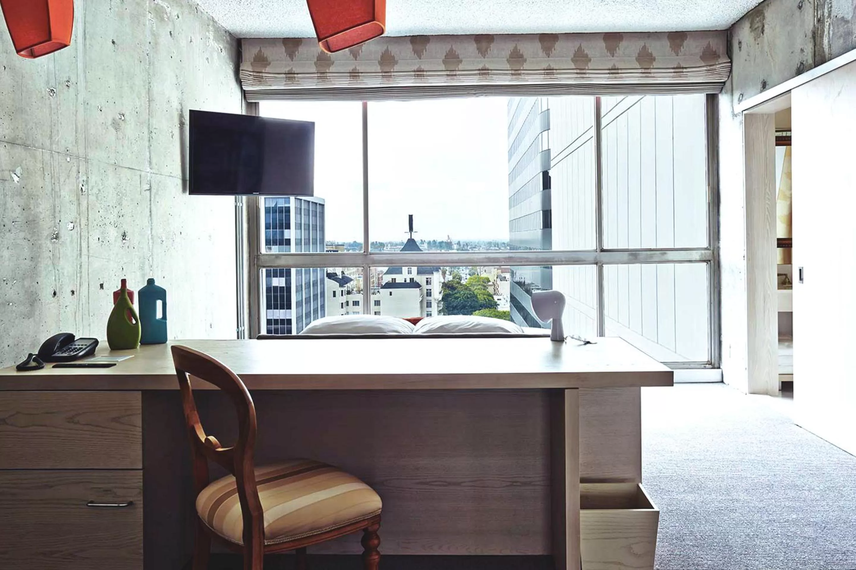 City view in The LINE Hotel LA