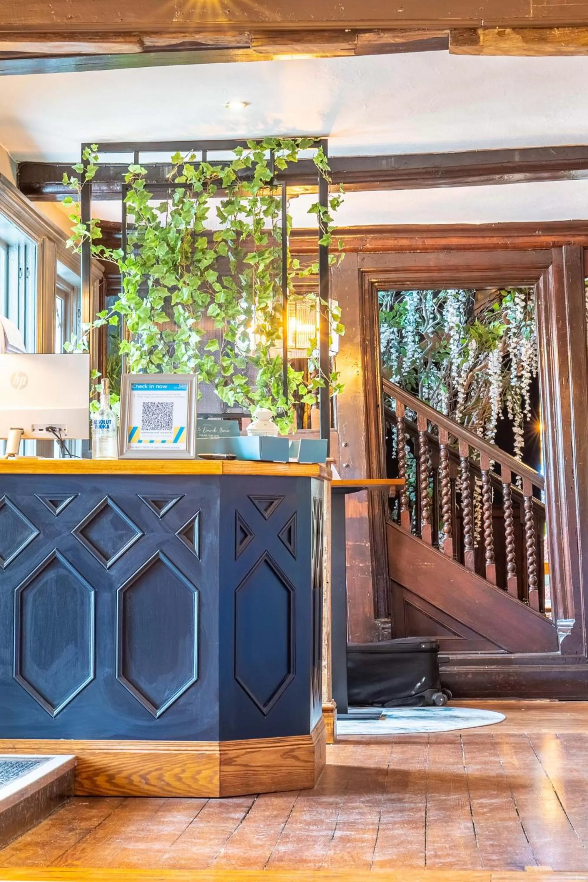 Lobby or reception in Hartford Hall on School Lane