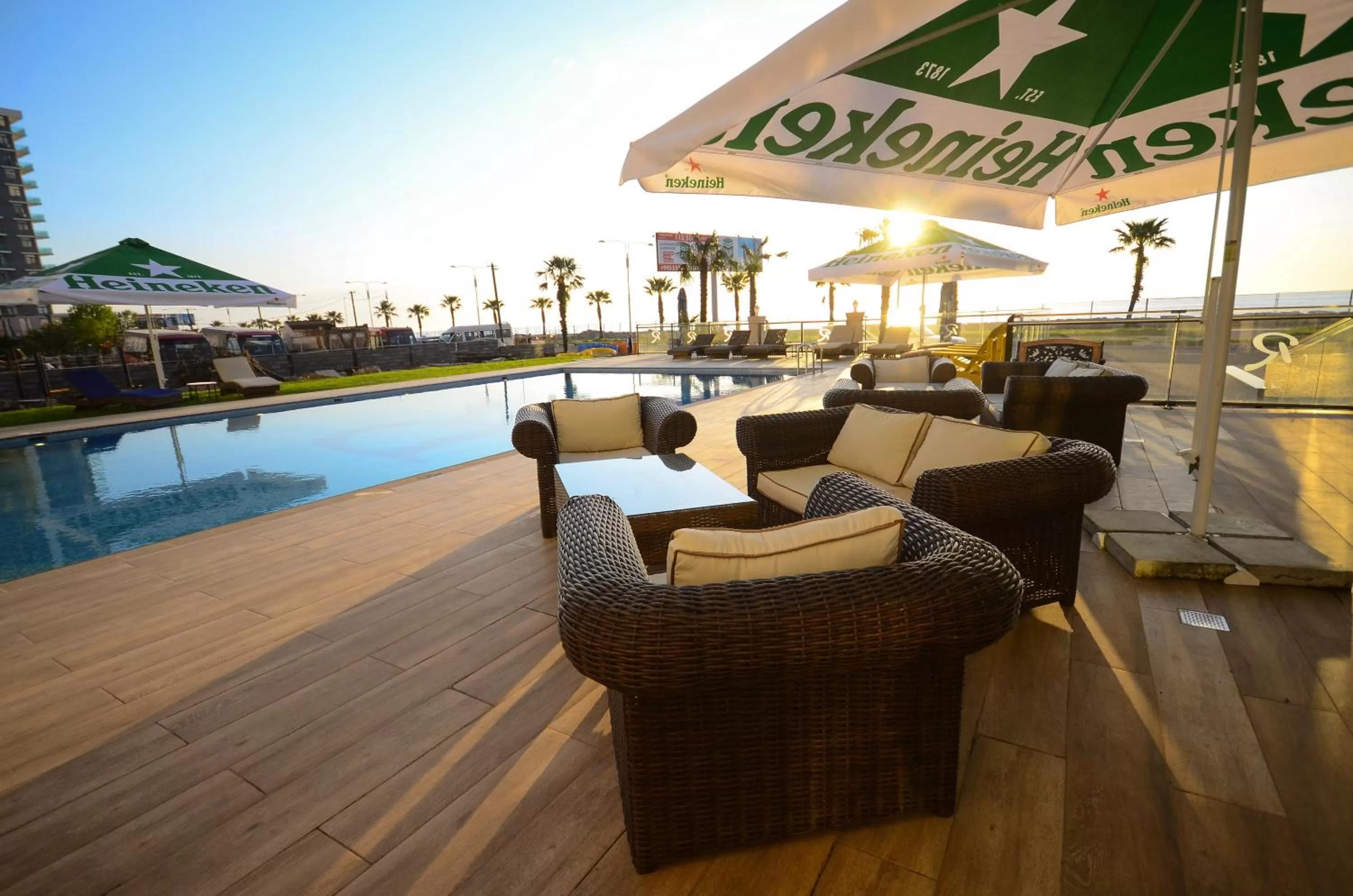 Swimming pool in Batumi Palm Hotel