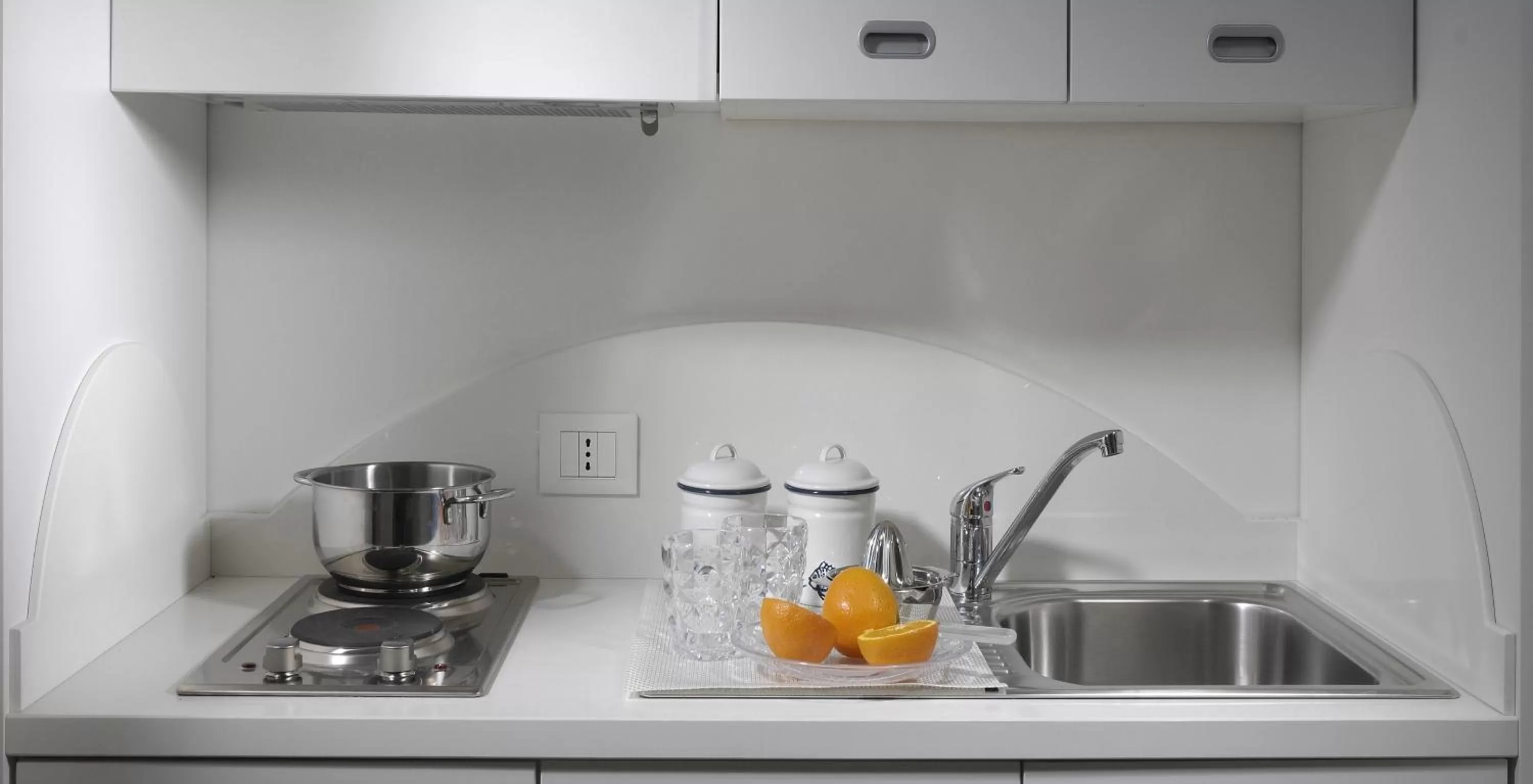 Kitchen or kitchenette in Hotel Al Cavallino Bianco