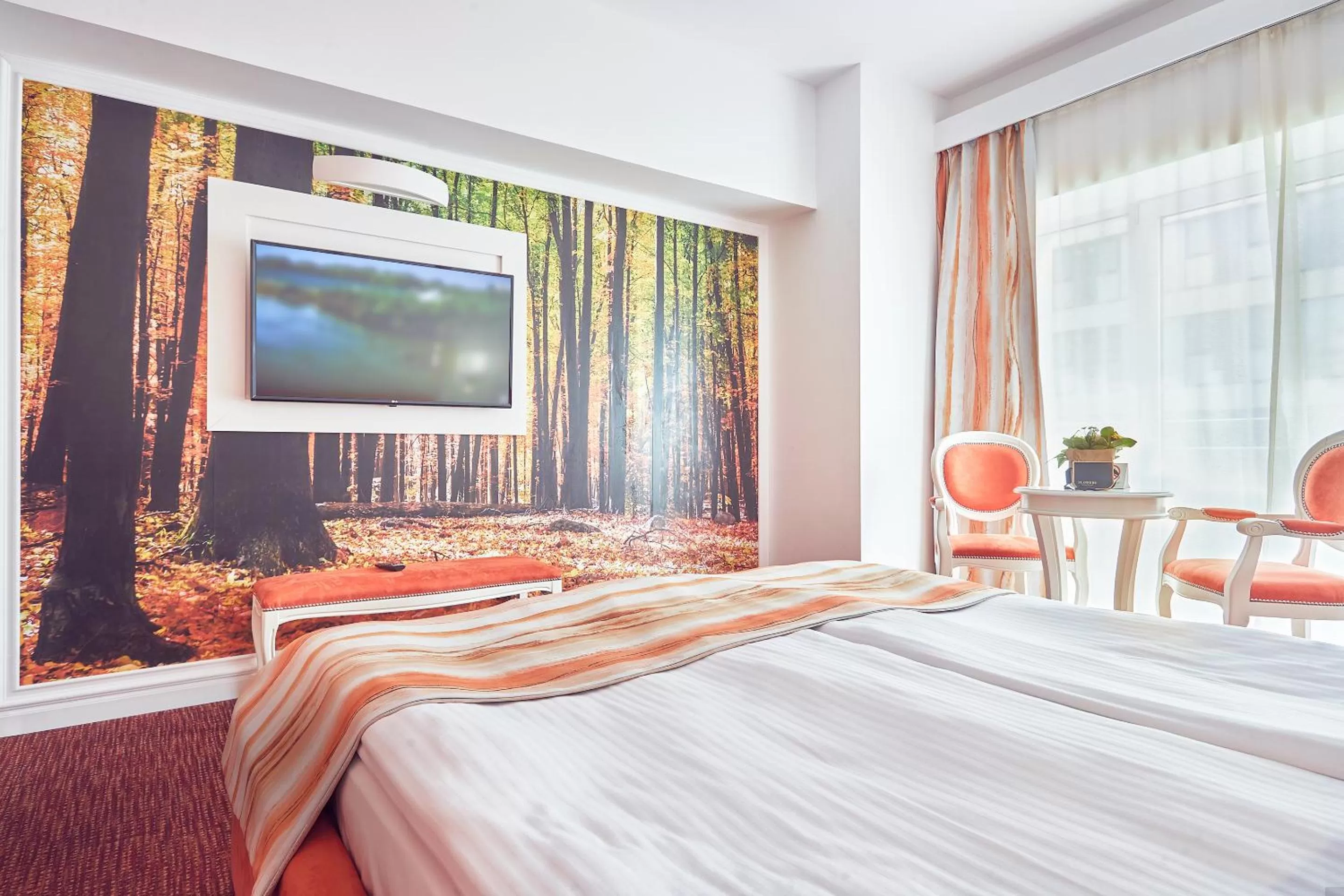 Bedroom, Bed in Continental Forum Constanta