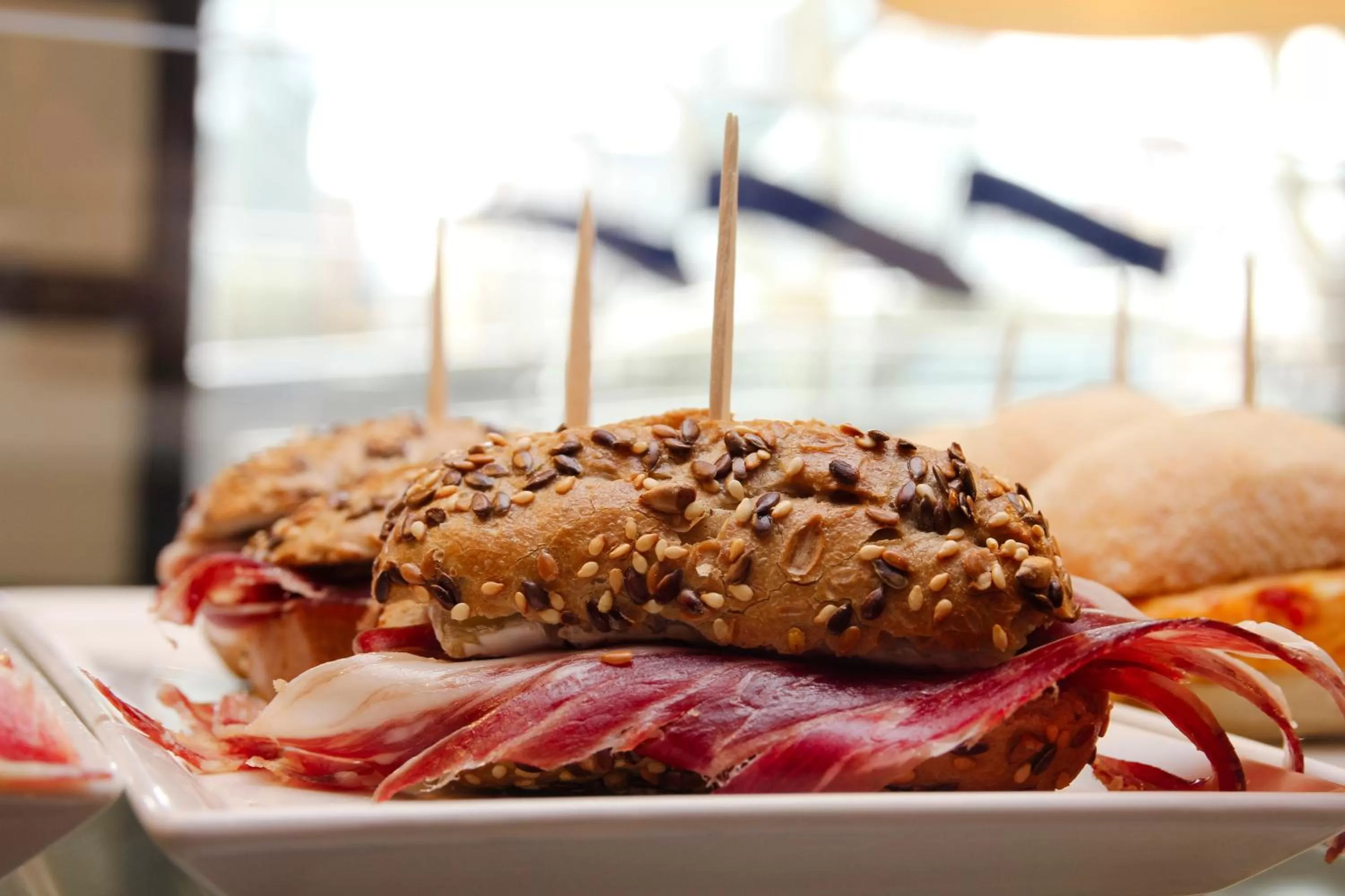 Food close-up in Hotel Conde Duque Bilbao