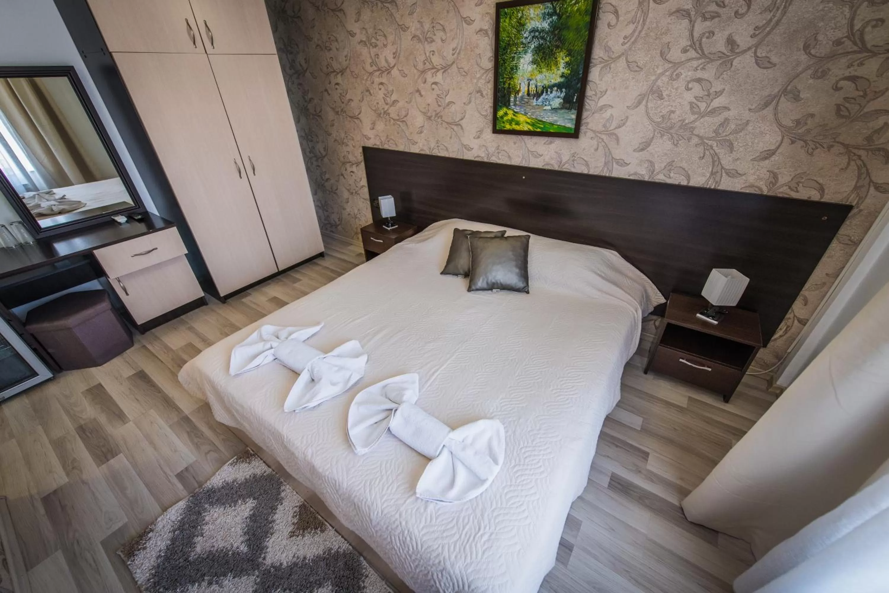 Bed in Vida Family Hotel