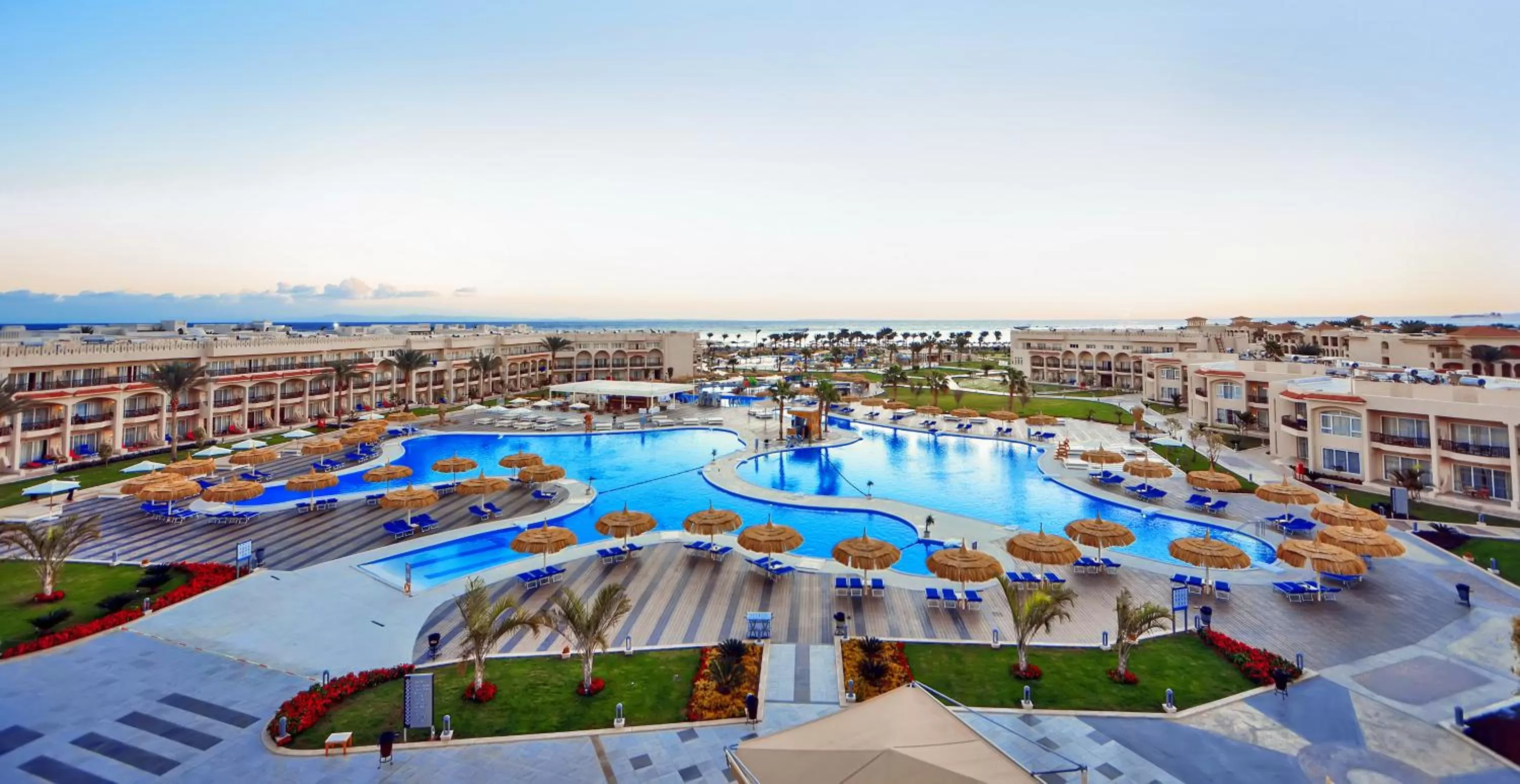 Bird's eye view in Pickalbatros Royal Moderna Sharm "Aqua Park"- All inclusive