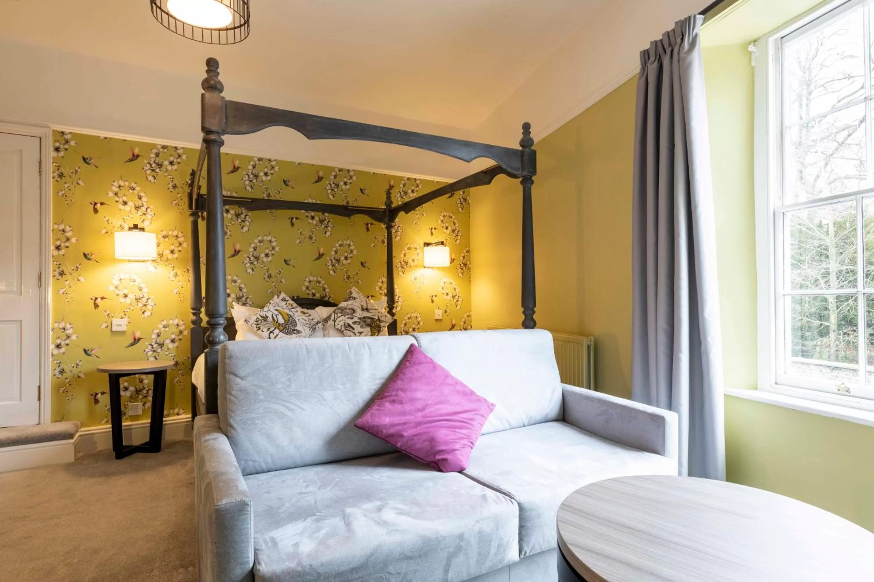 Bed in Wisteria Hotel