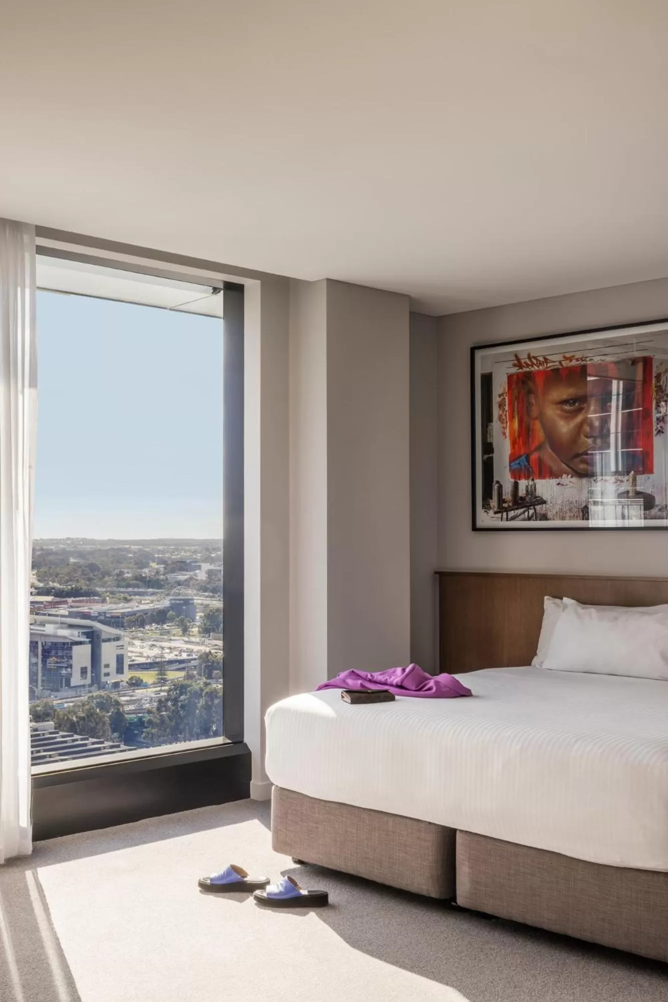 Bedroom, Bed in The Adnate Perth - Art Series