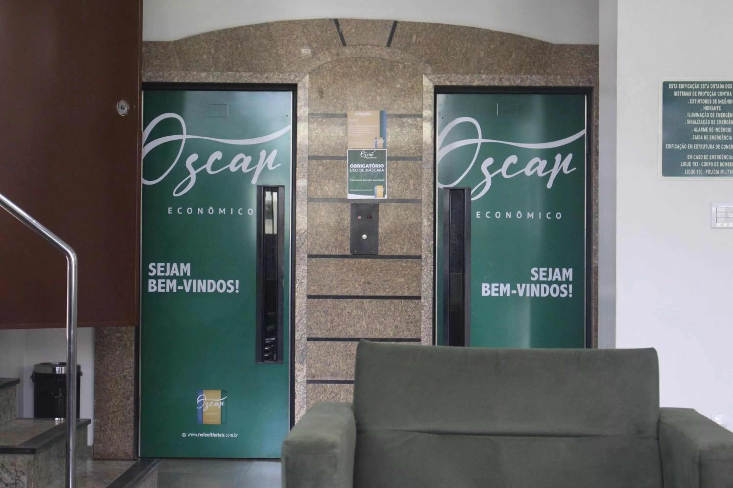 Lobby or reception in Hotel Oscar Econômico