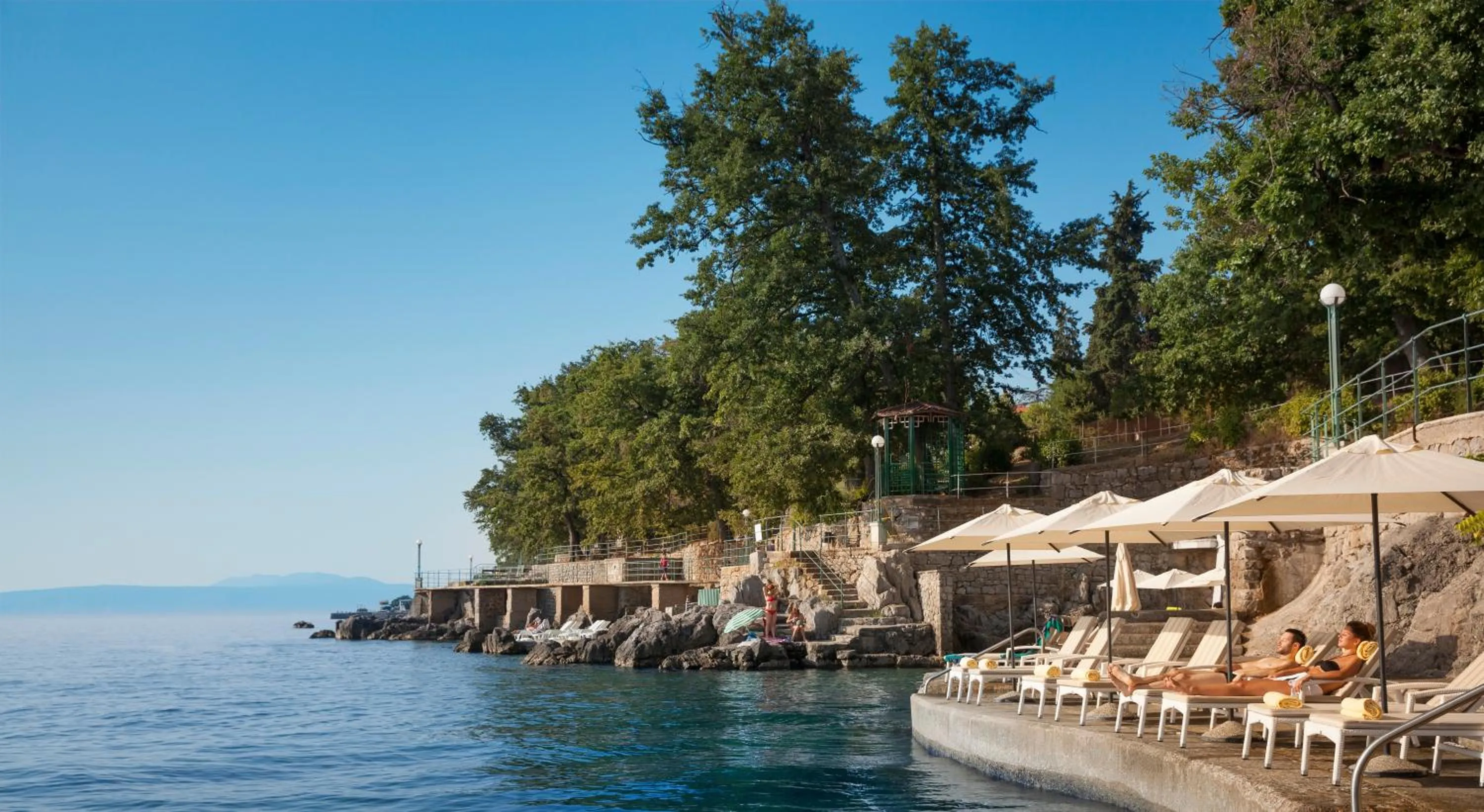 Beach in Hotel Excelsior - by Liburnia Hotels & Villas