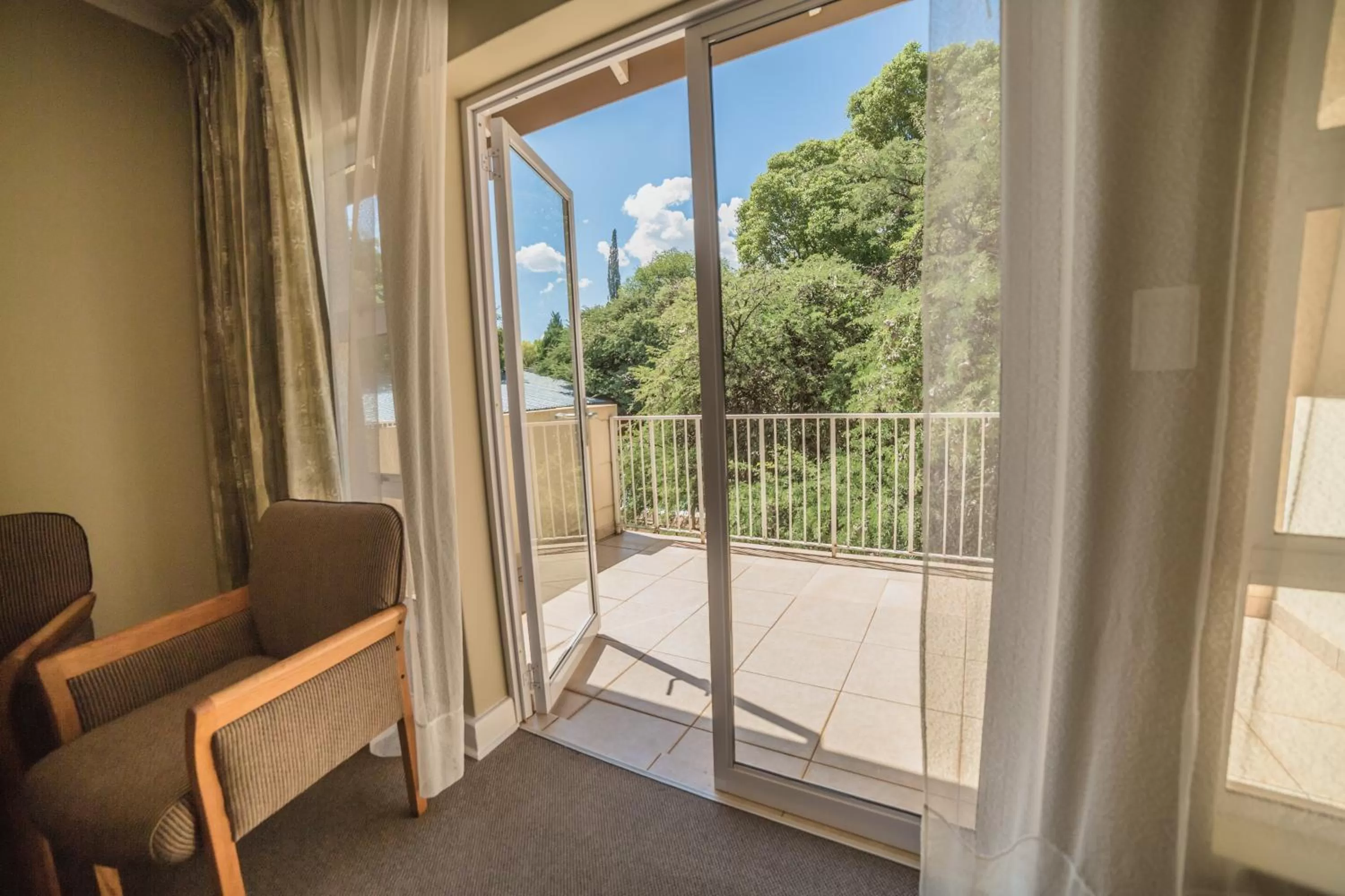 Balcony/Terrace in Acacia Guesthouse Klerksdorp