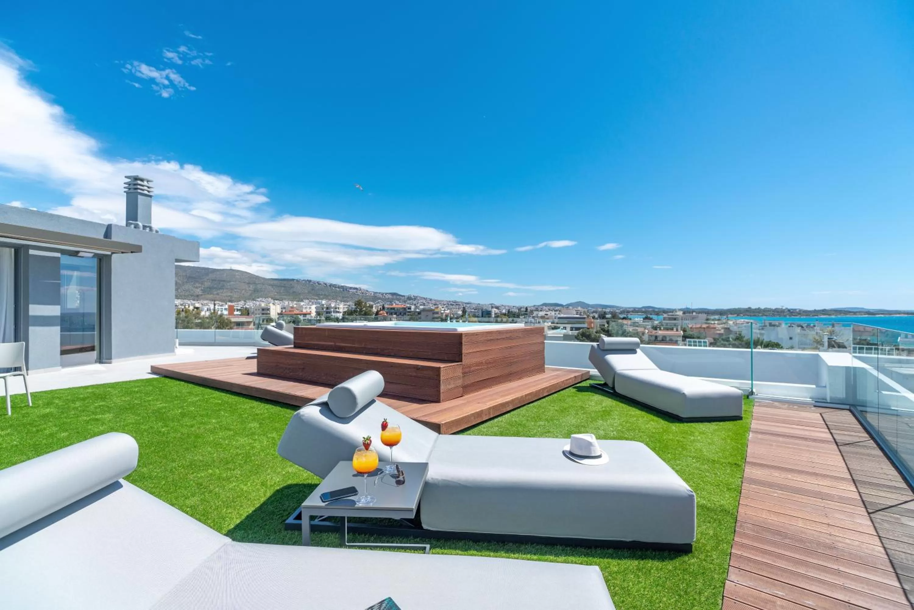 Balcony/Terrace in Glyfada Riviera Hotel
