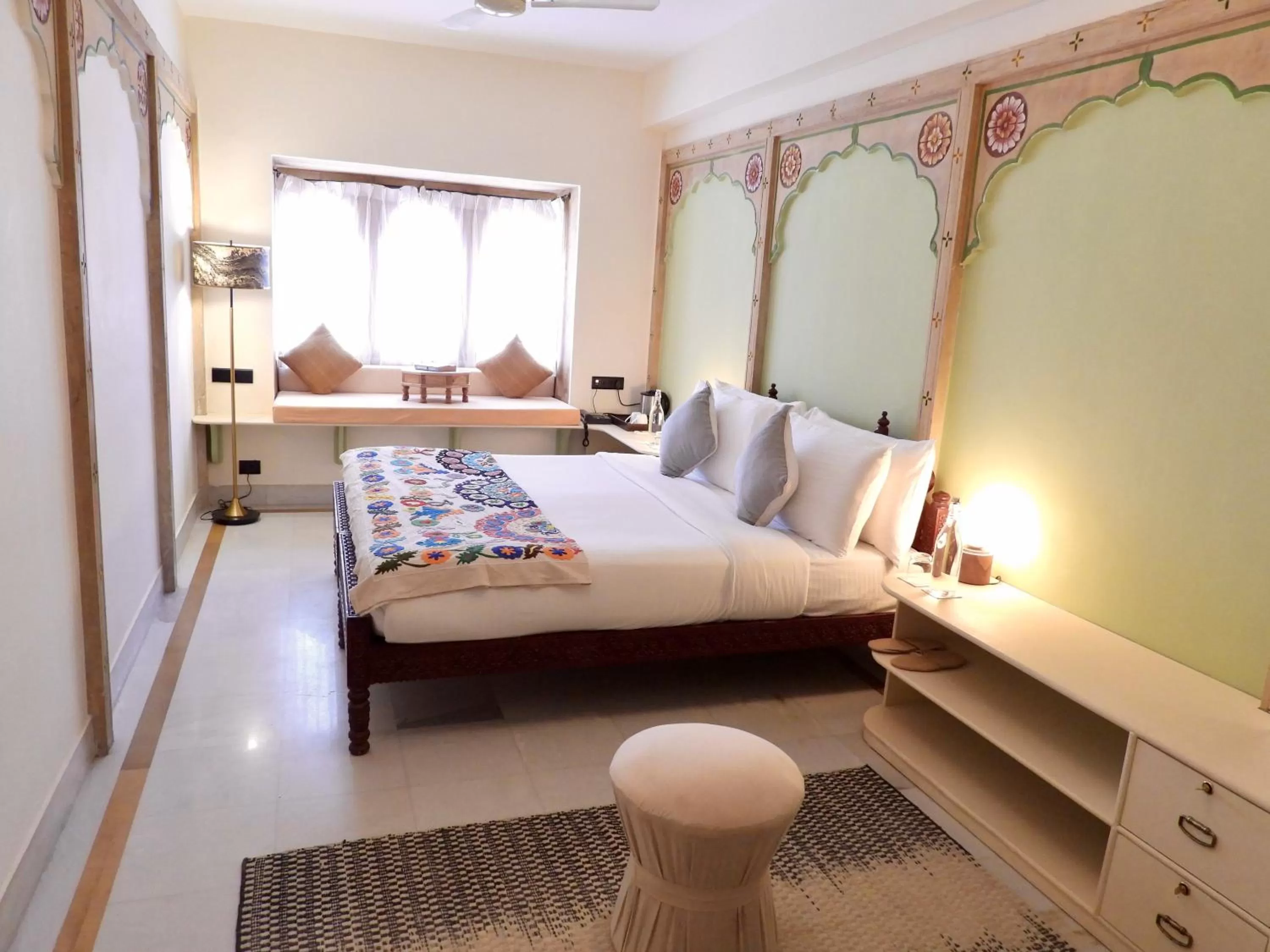 Bed in The Stepwell Hotel