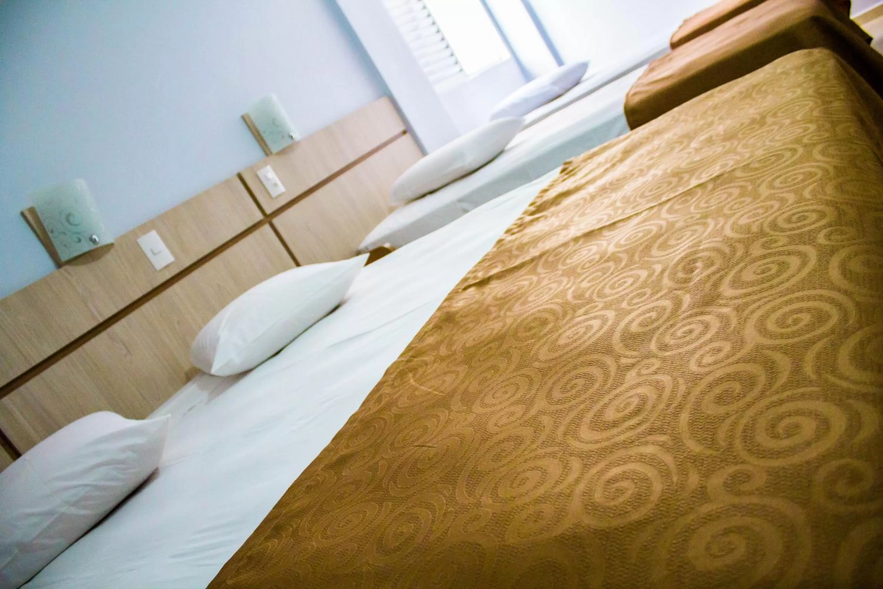 Bed in Hotel Baviera Iguassu