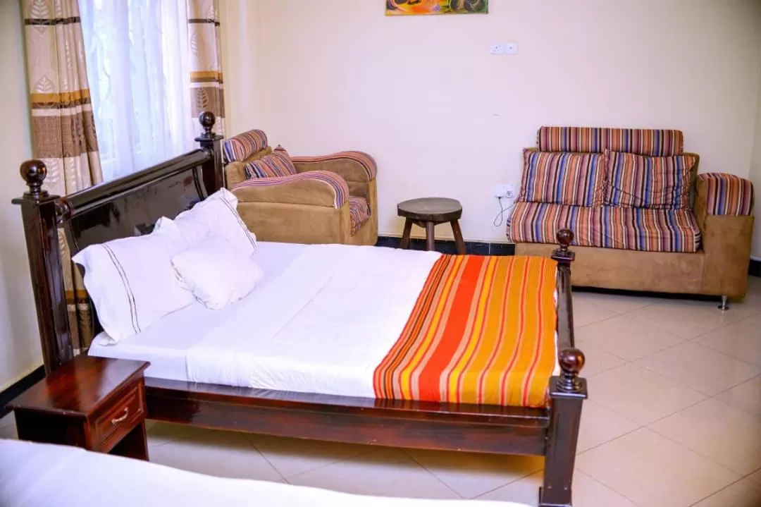 Bed in Acactus Hotel