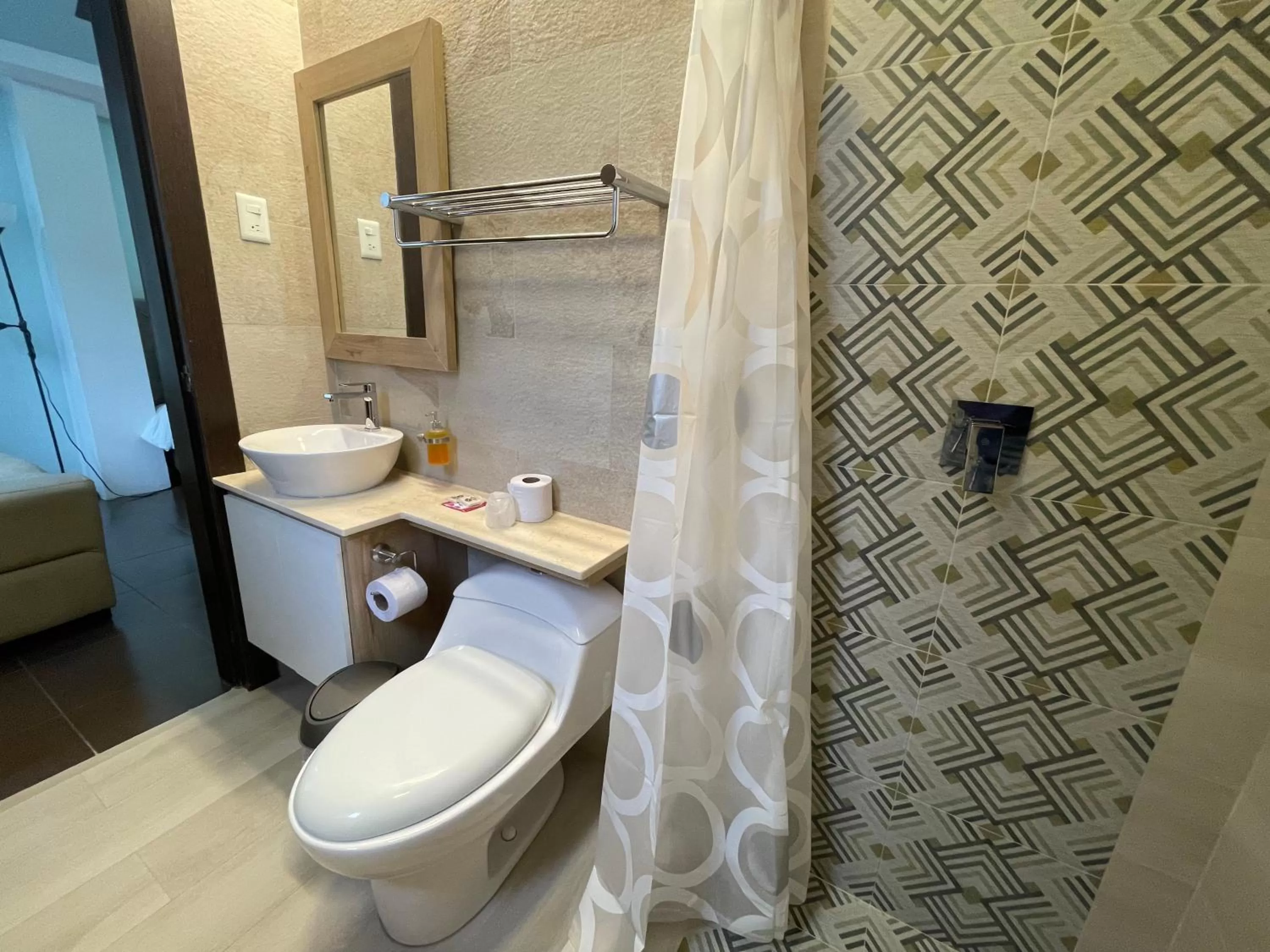 Bathroom in Hotel Shalom