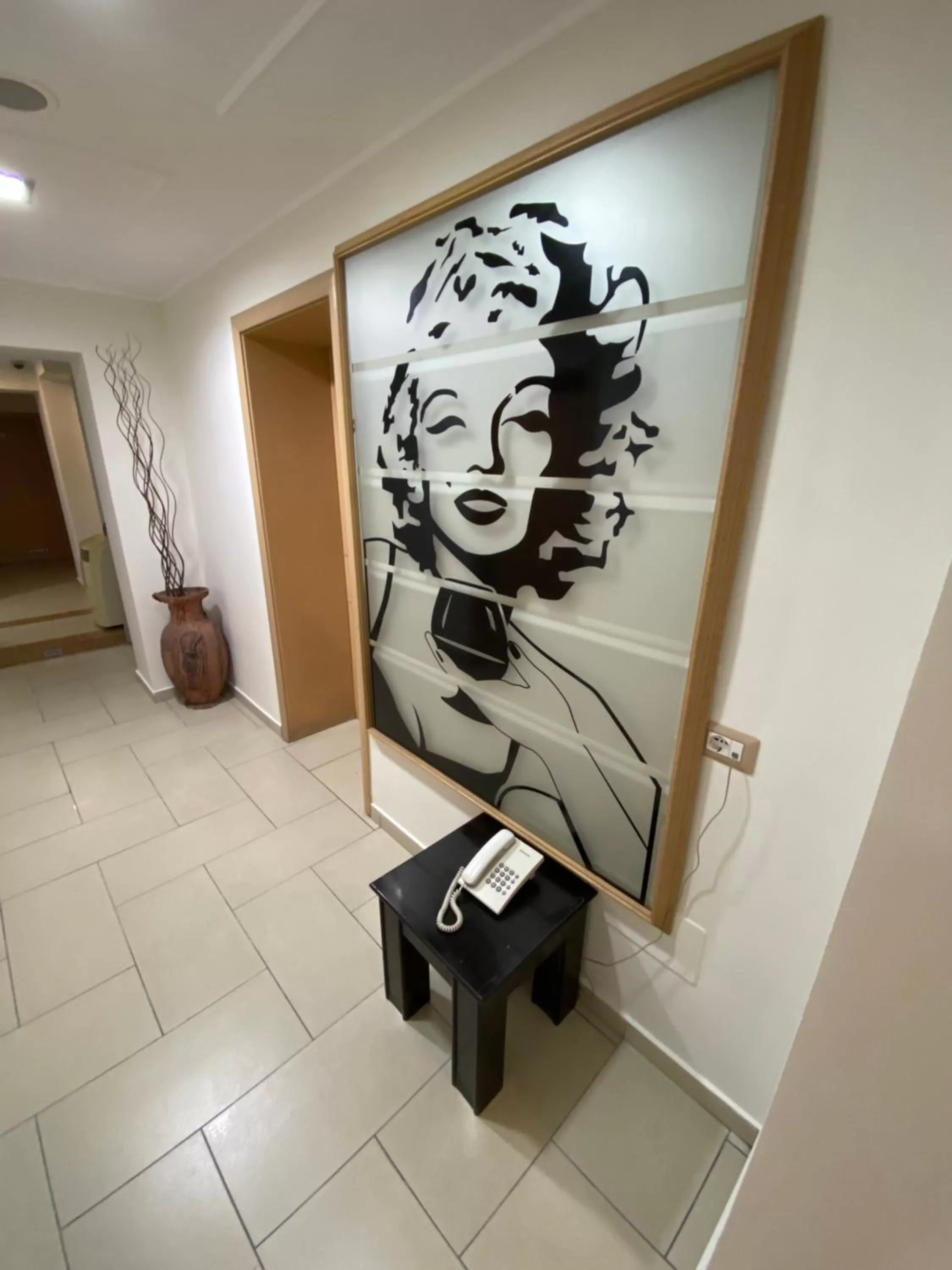 Decorative detail in Hotel Piemonte