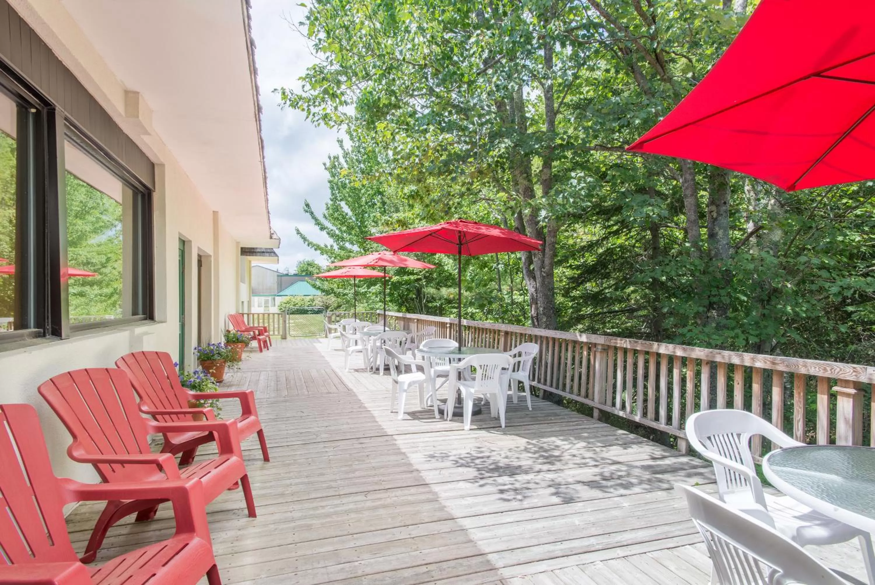Balcony/Terrace in Hawthorn Extended Stay by Wyndham Ellsworth Bar Harbor
