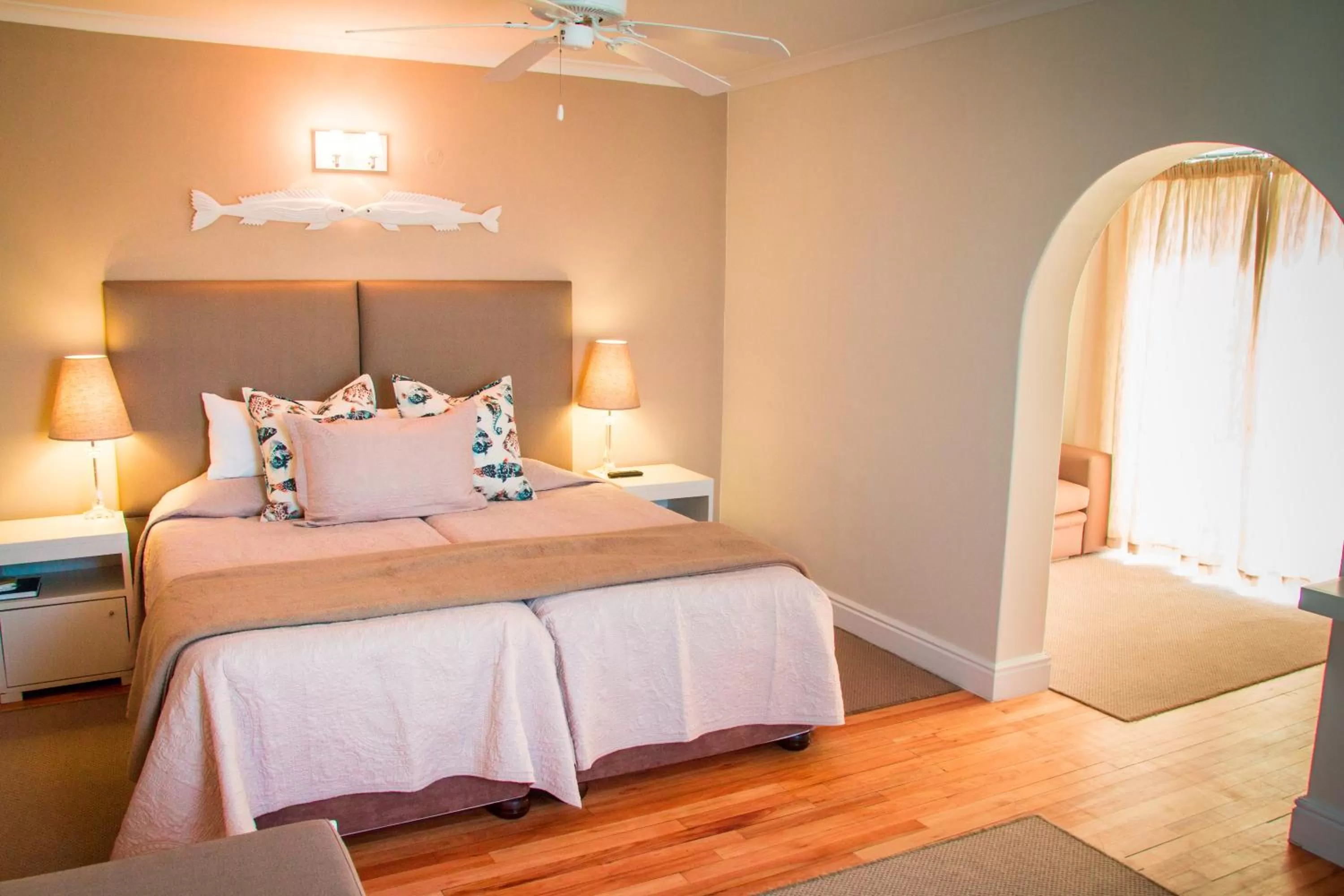 Bed in Milkwood Manor on Sea