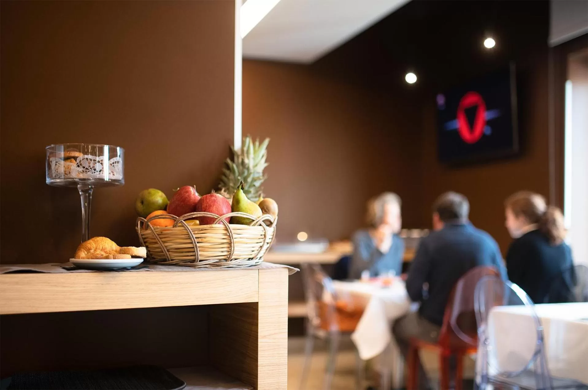 Continental breakfast in Hotel Porta Reale