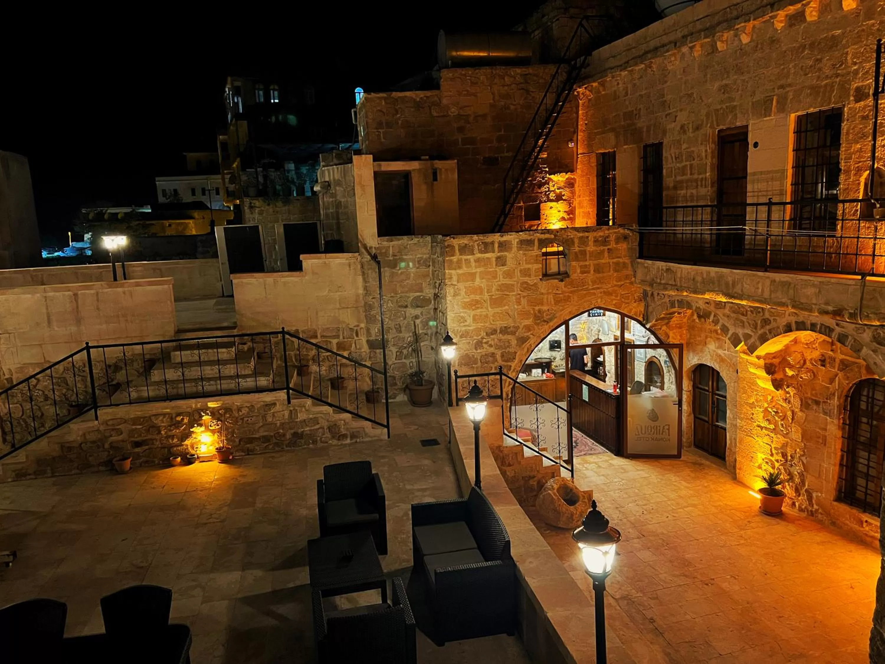 Patio in Fairouz Konak Otel
