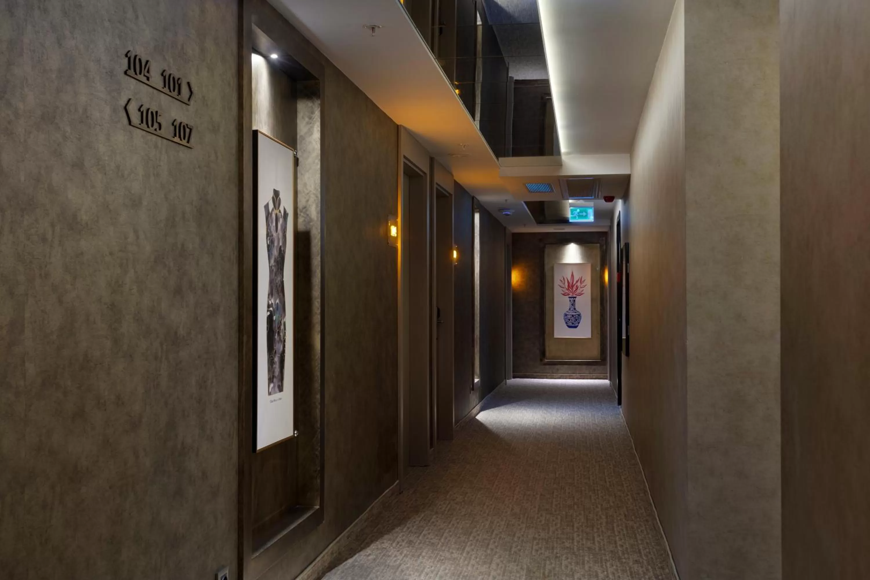 Decorative detail in Buem Hotel Koşuyolu