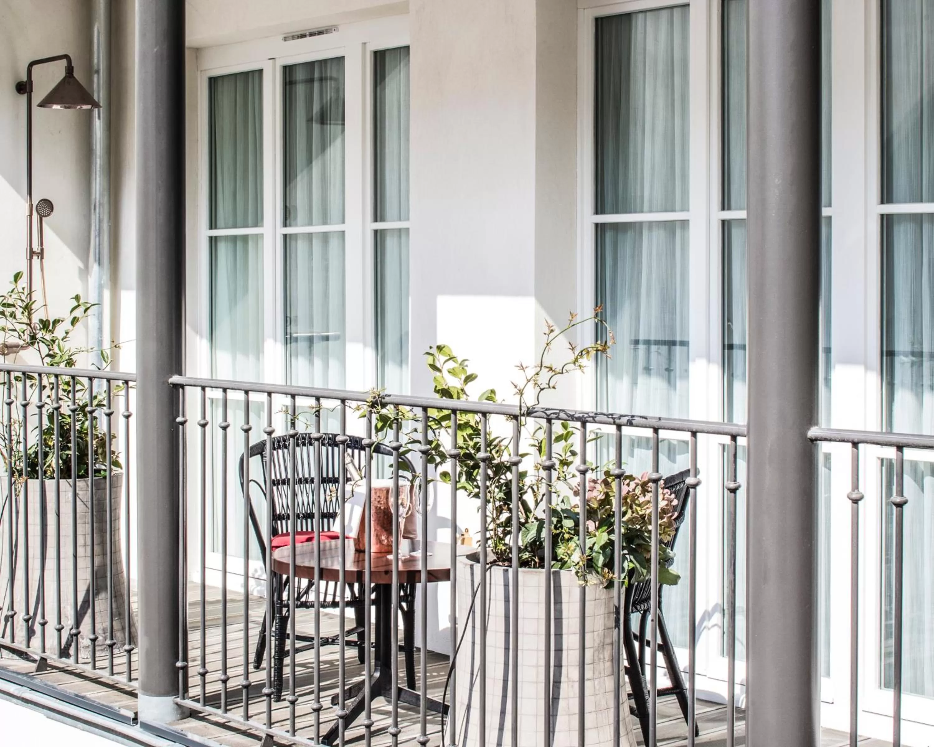 Balcony/Terrace in Hotel Les Bains Paris