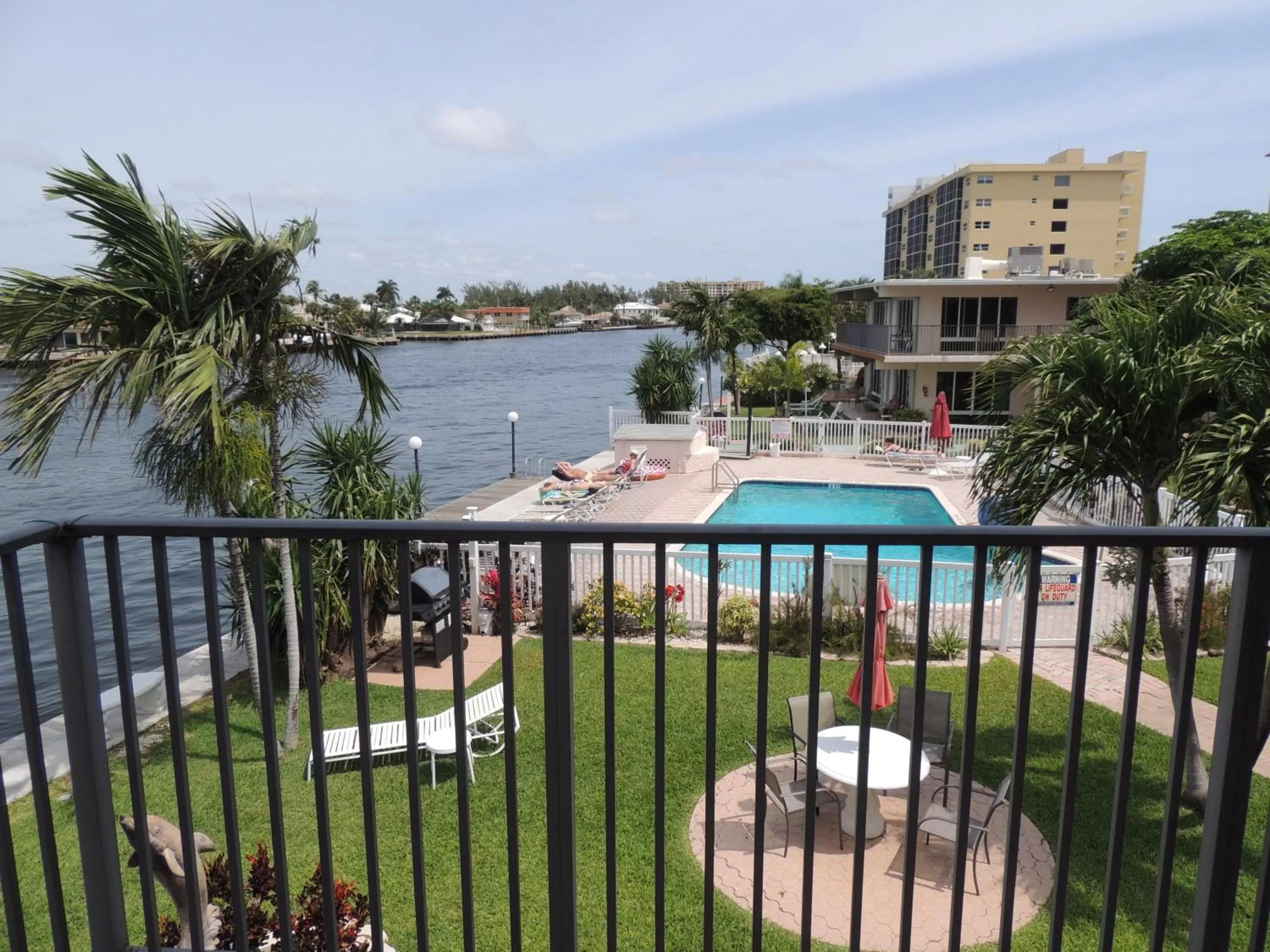 Pool View in Aqua Mar Condos