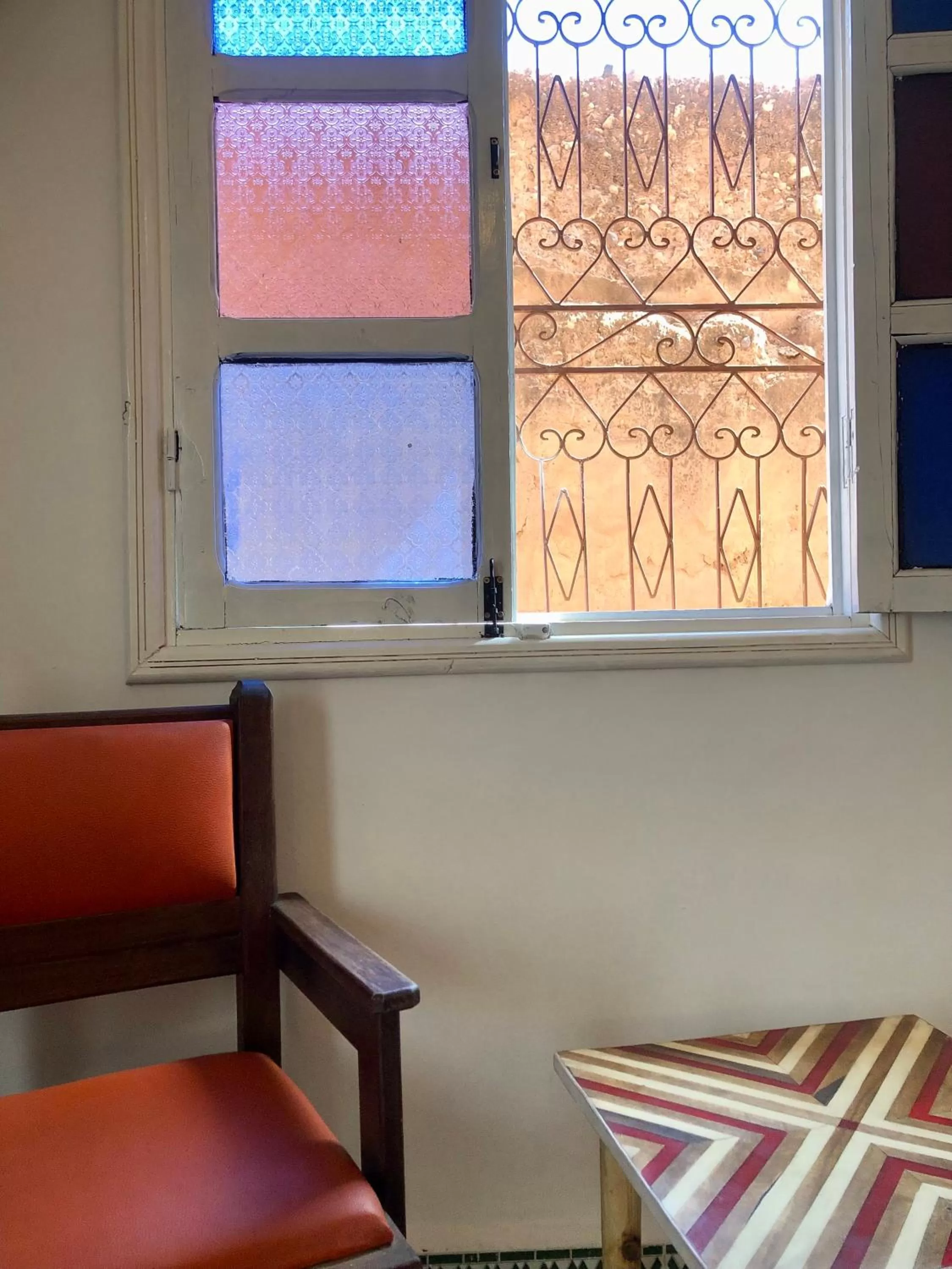 Seating area in Riad Imndi