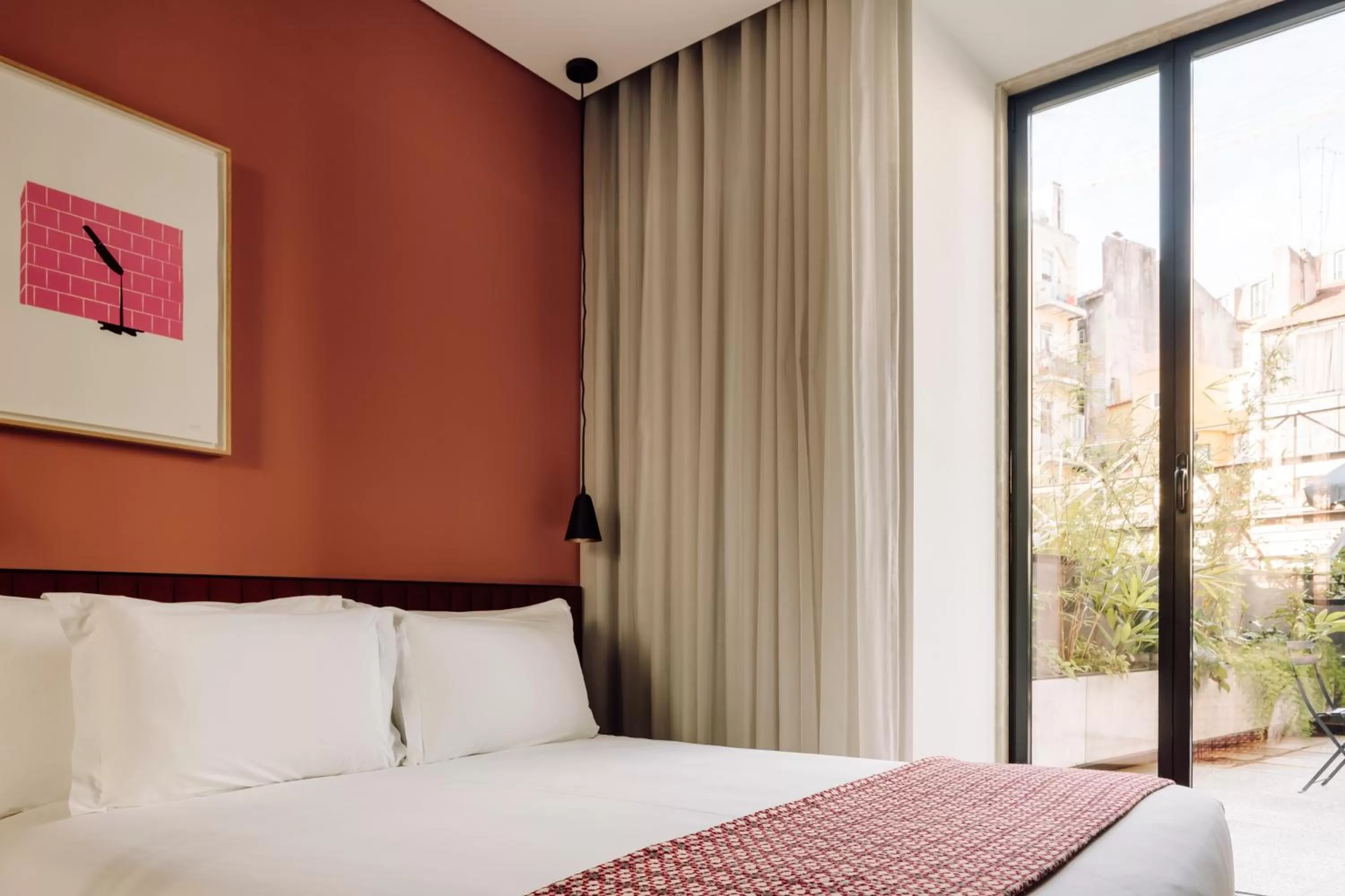 Bedroom, Bed in Hotel Hotel - Member of Design Hotels