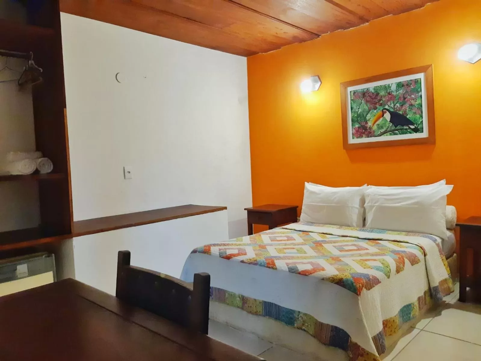 Bed in Pousada Solar D Alcina