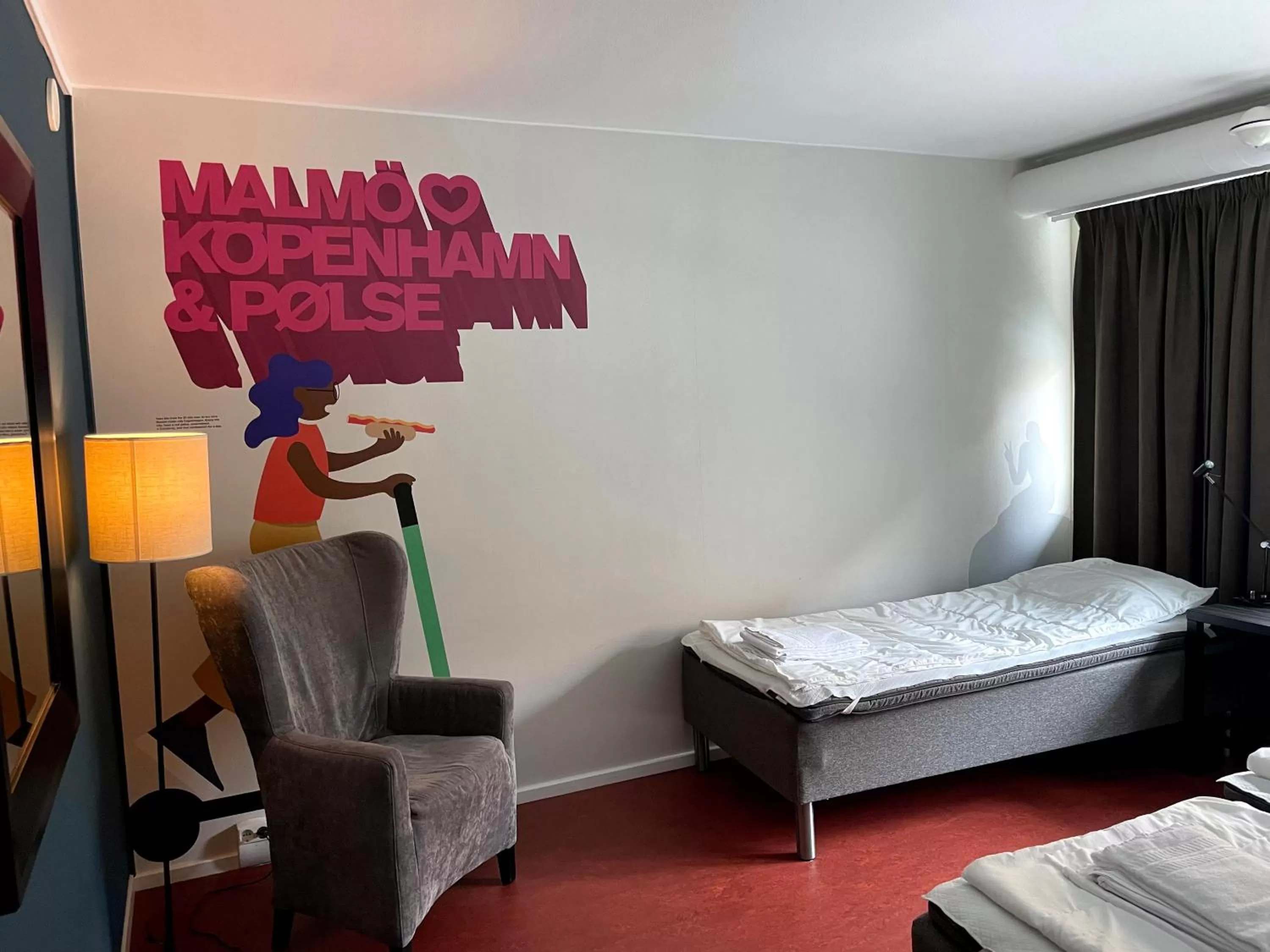 Bedroom, Bed in HOTEL N Hostel Malmö City