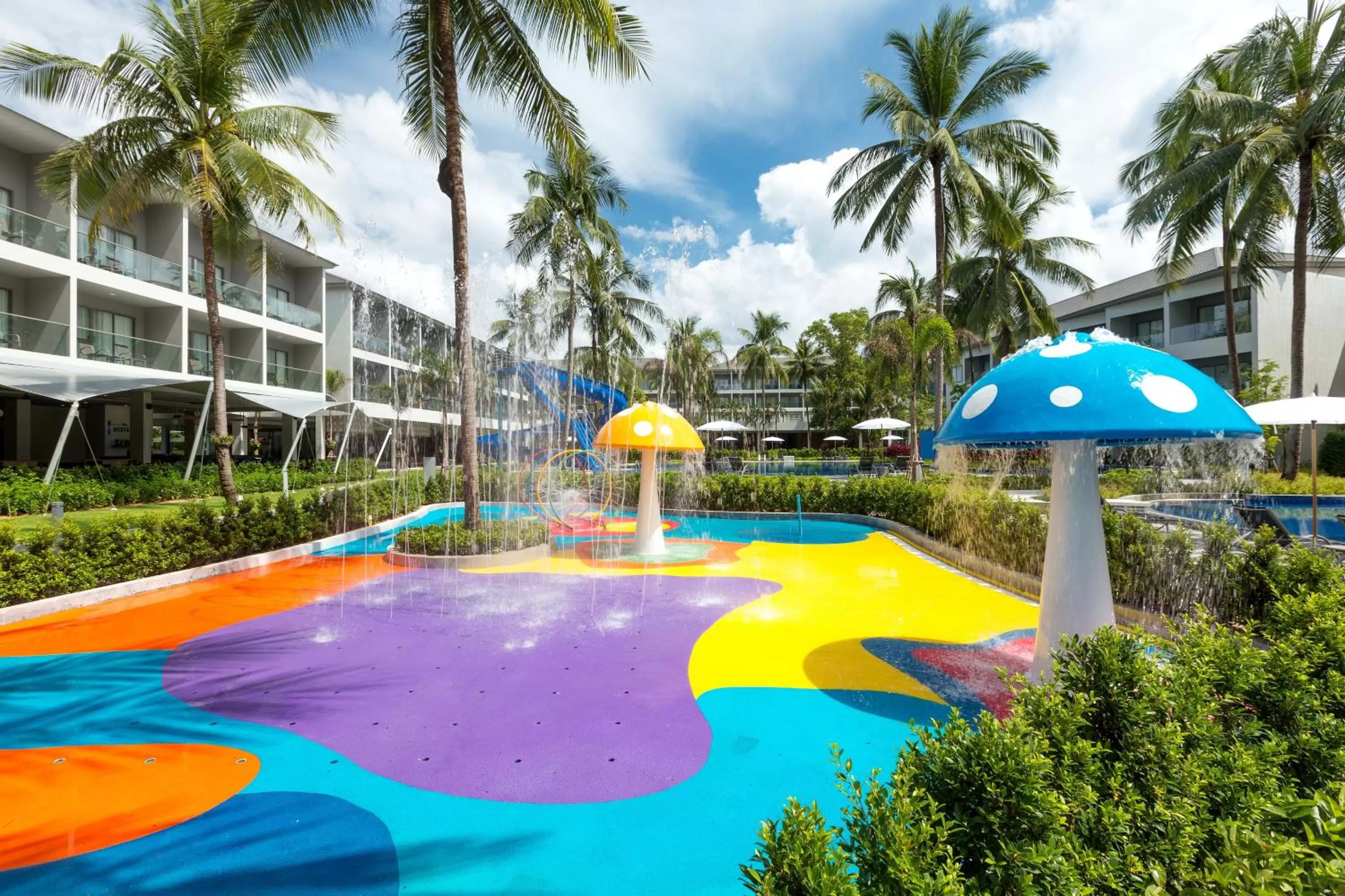 Aqua park in X10 Khaolak Resort